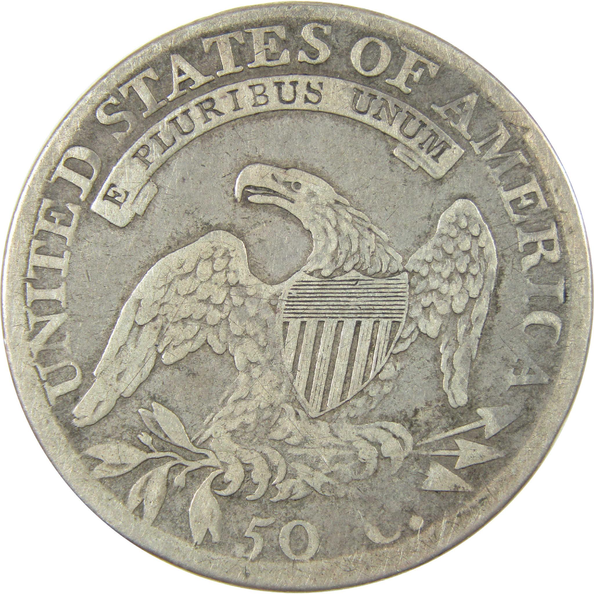 1811 Large 8 Capped Bust Silver Half Dollar VG Very Good 50c Coin