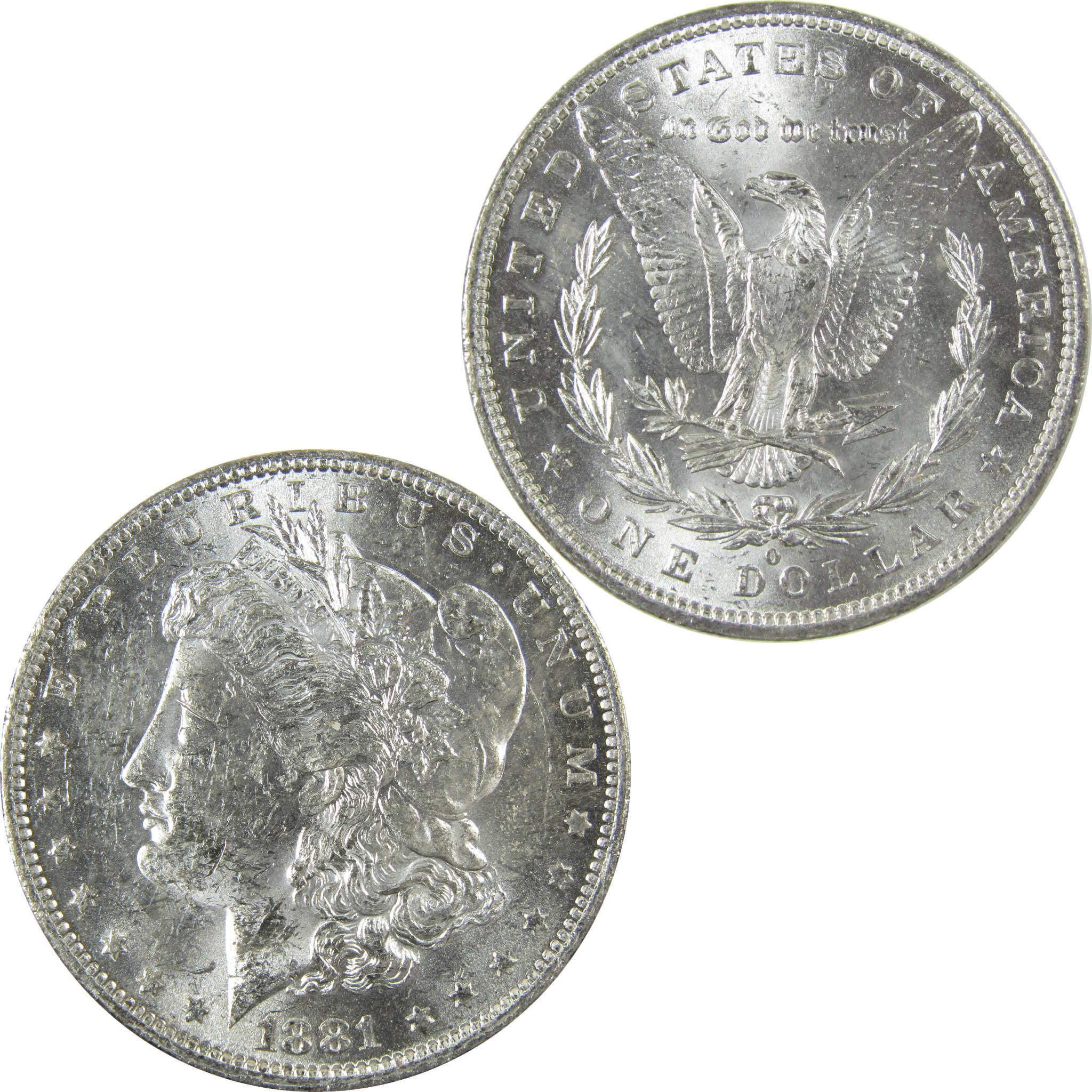 1881 O Morgan Silver Dollar Uncirculated Mint State $1 Coin SKU:I27709 - Morgan coin - Morgan silver dollar - Morgan silver dollar for sale - Profile Coins & Collectibles