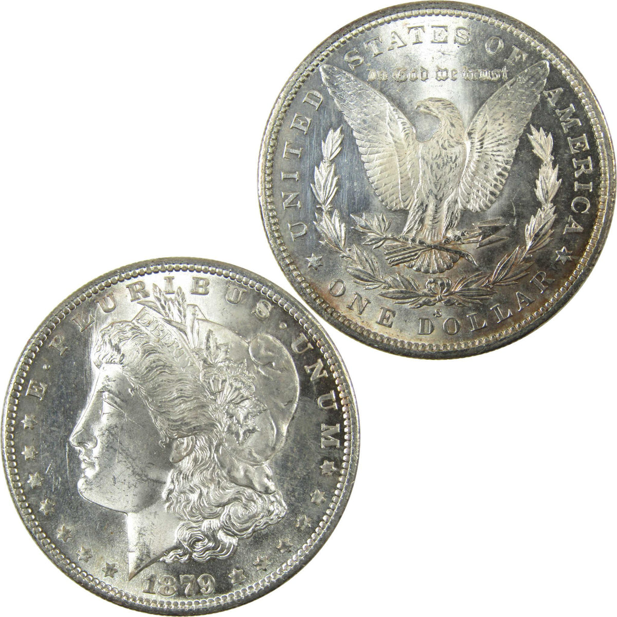 1879 S Rev 79 Morgan Silver Dollar Uncirculated Mint State SKU:I27082 - Morgan coin - Morgan silver dollar - Morgan silver dollar for sale - Profile Coins & Collectibles