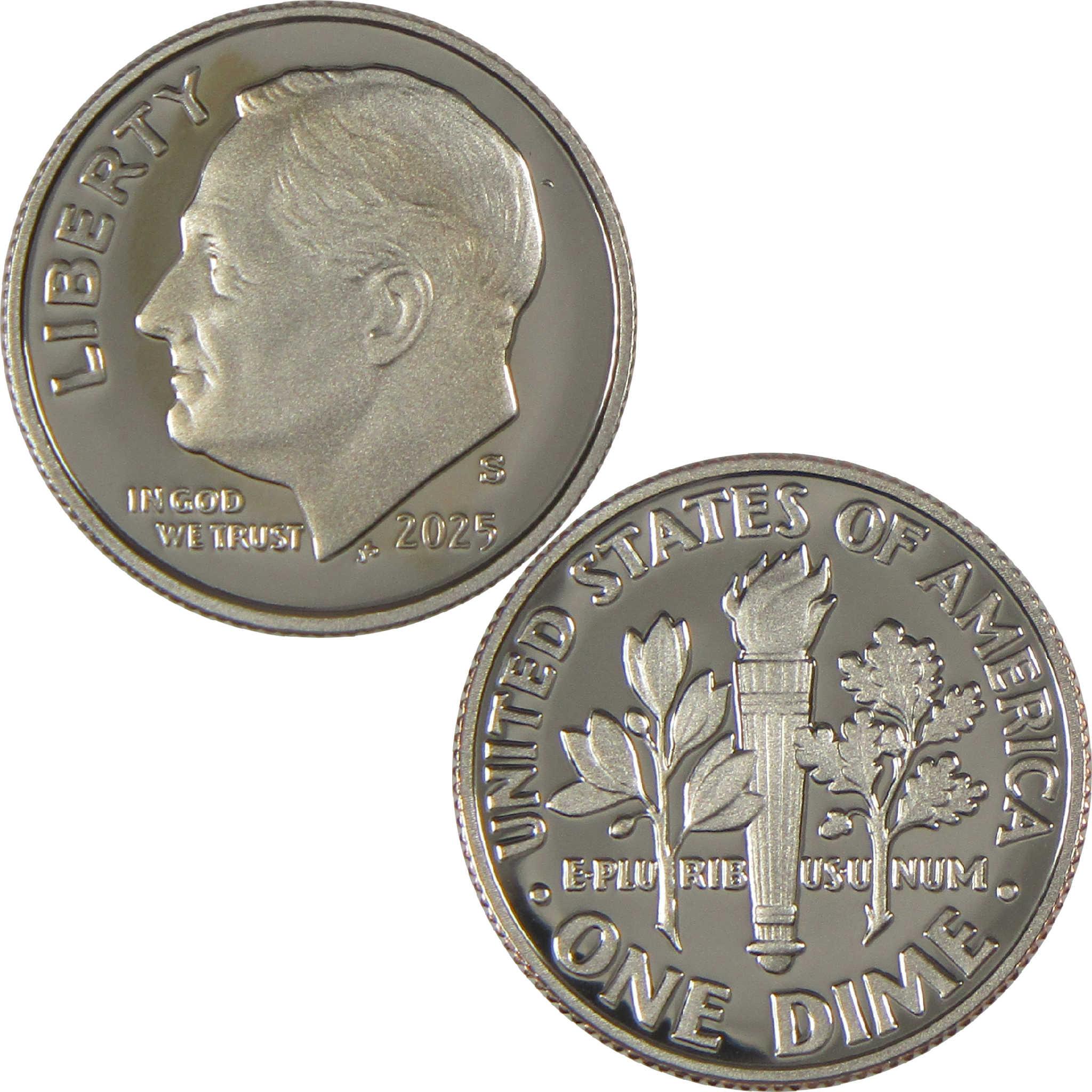 2025 S Roosevelt Dime Choice Proof Clad 10c Coin