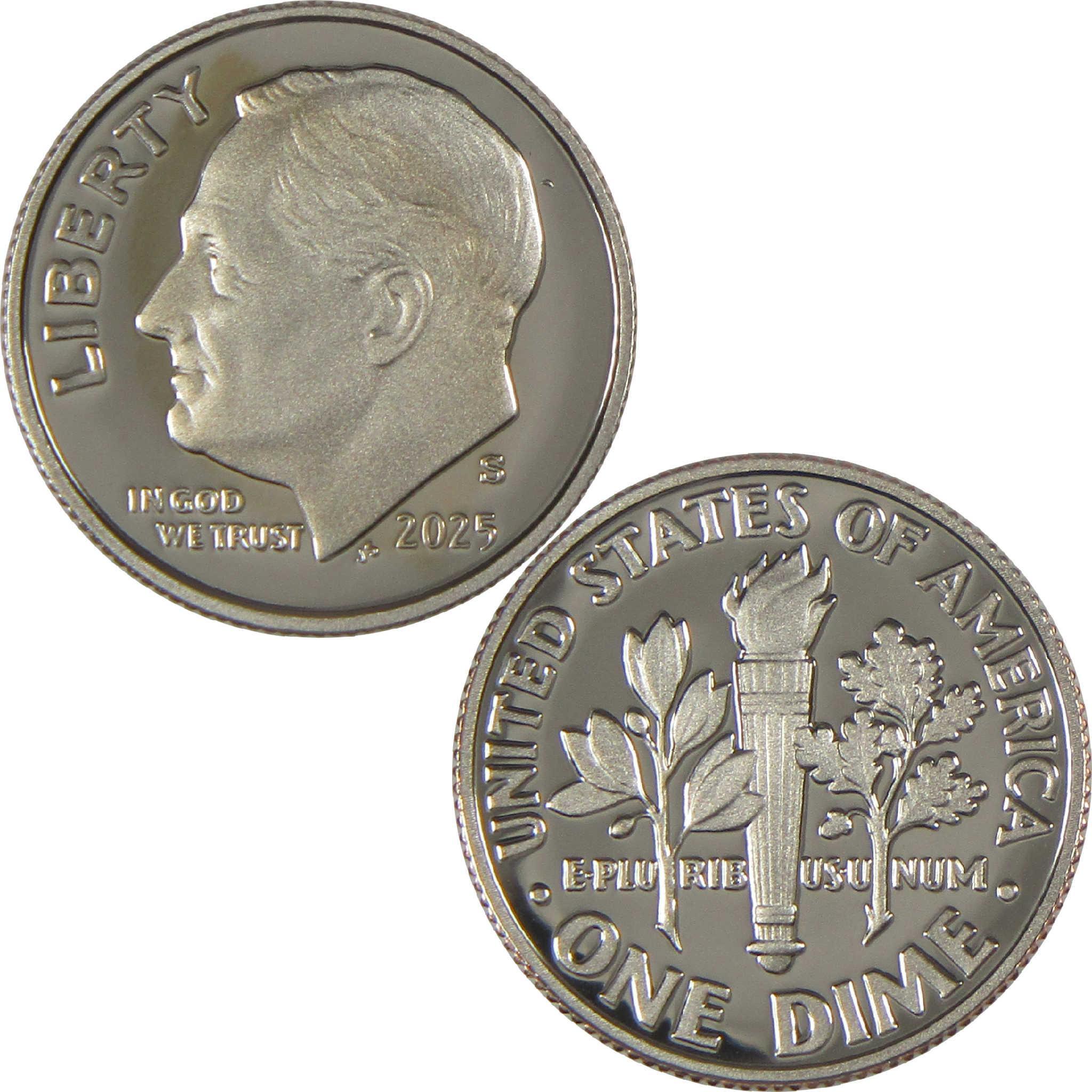 2025 S Roosevelt Dime Choice Proof Clad 10c Coin