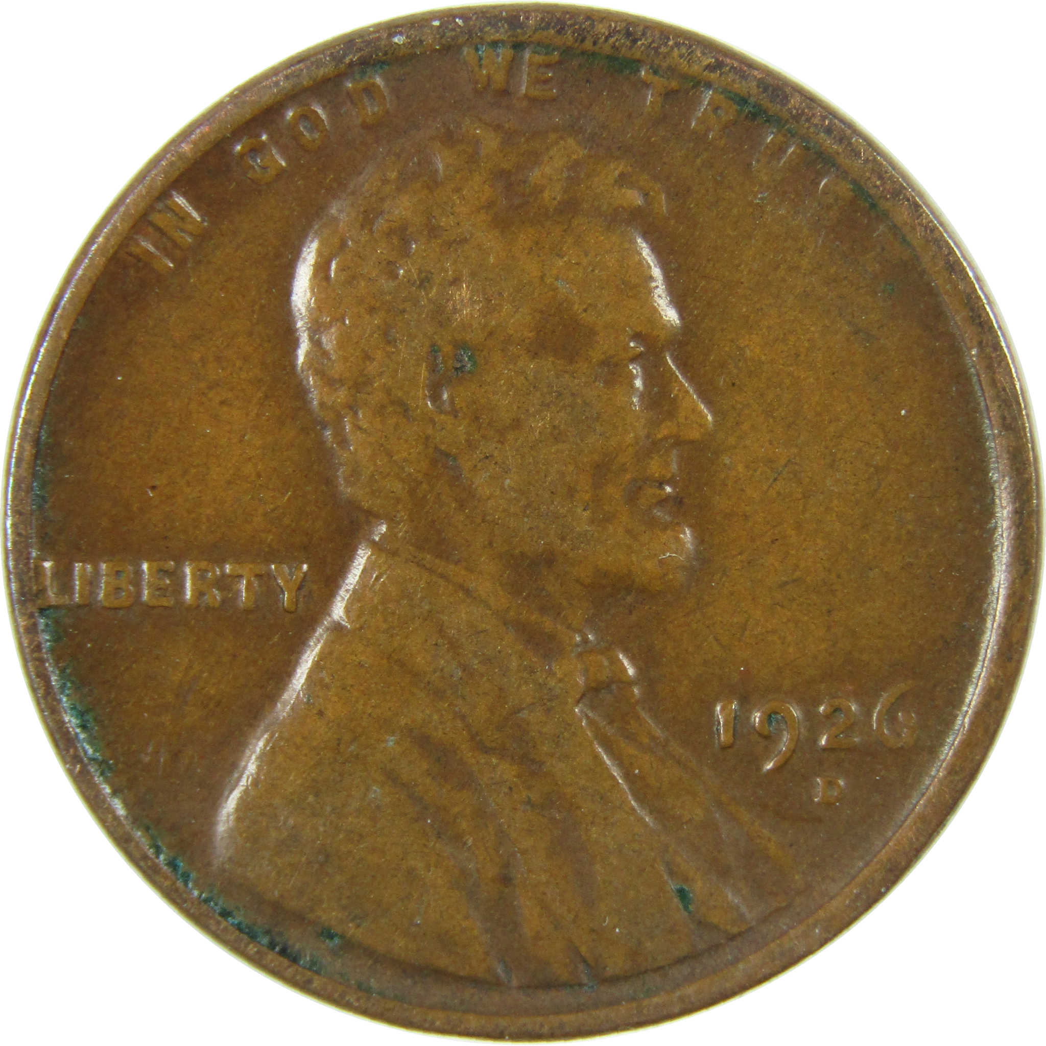 1926 D Lincoln Wheat Cent G Good Penny 1c Coin SKU:I27188