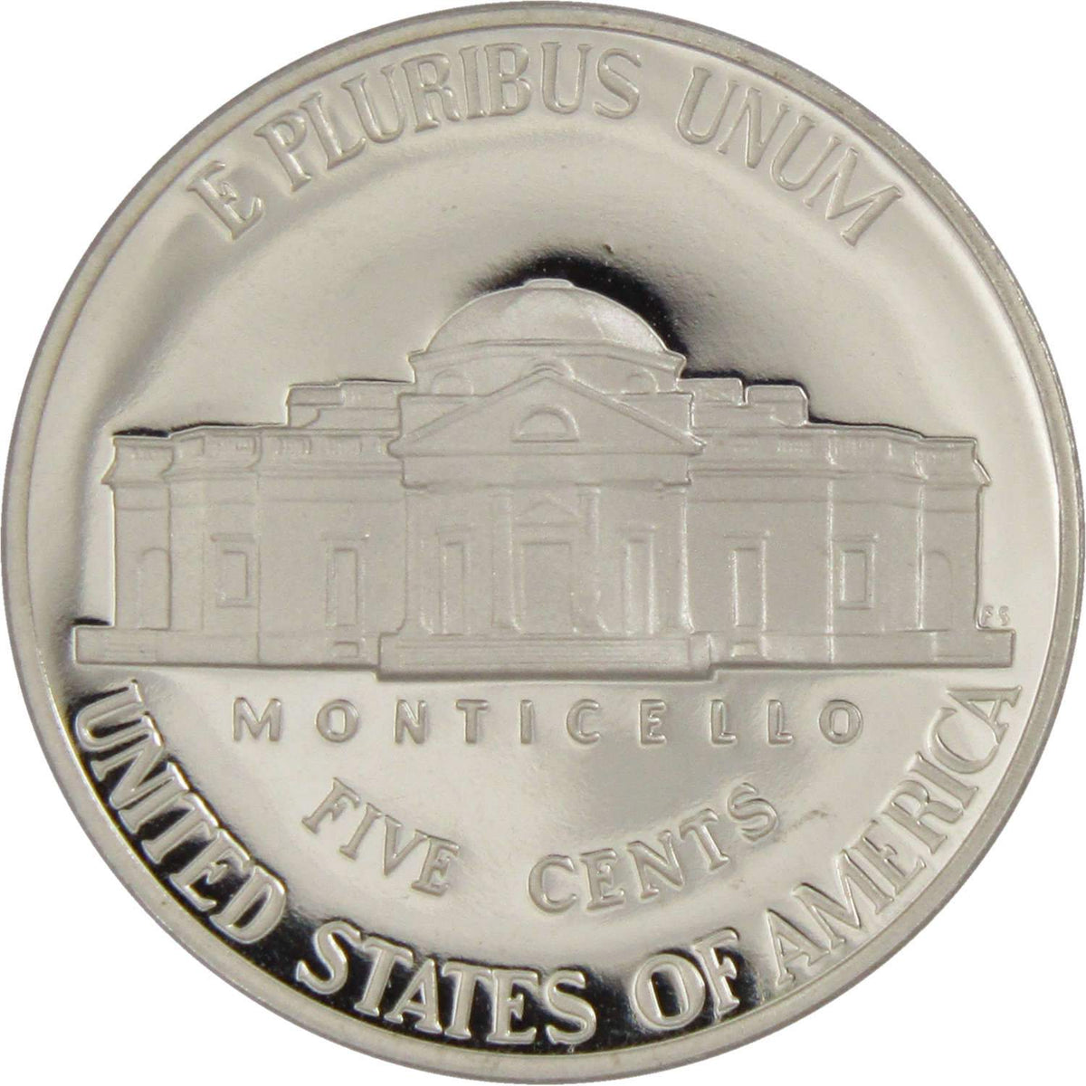 2008 S Jefferson Nickel Proof 5c Coin Collectible