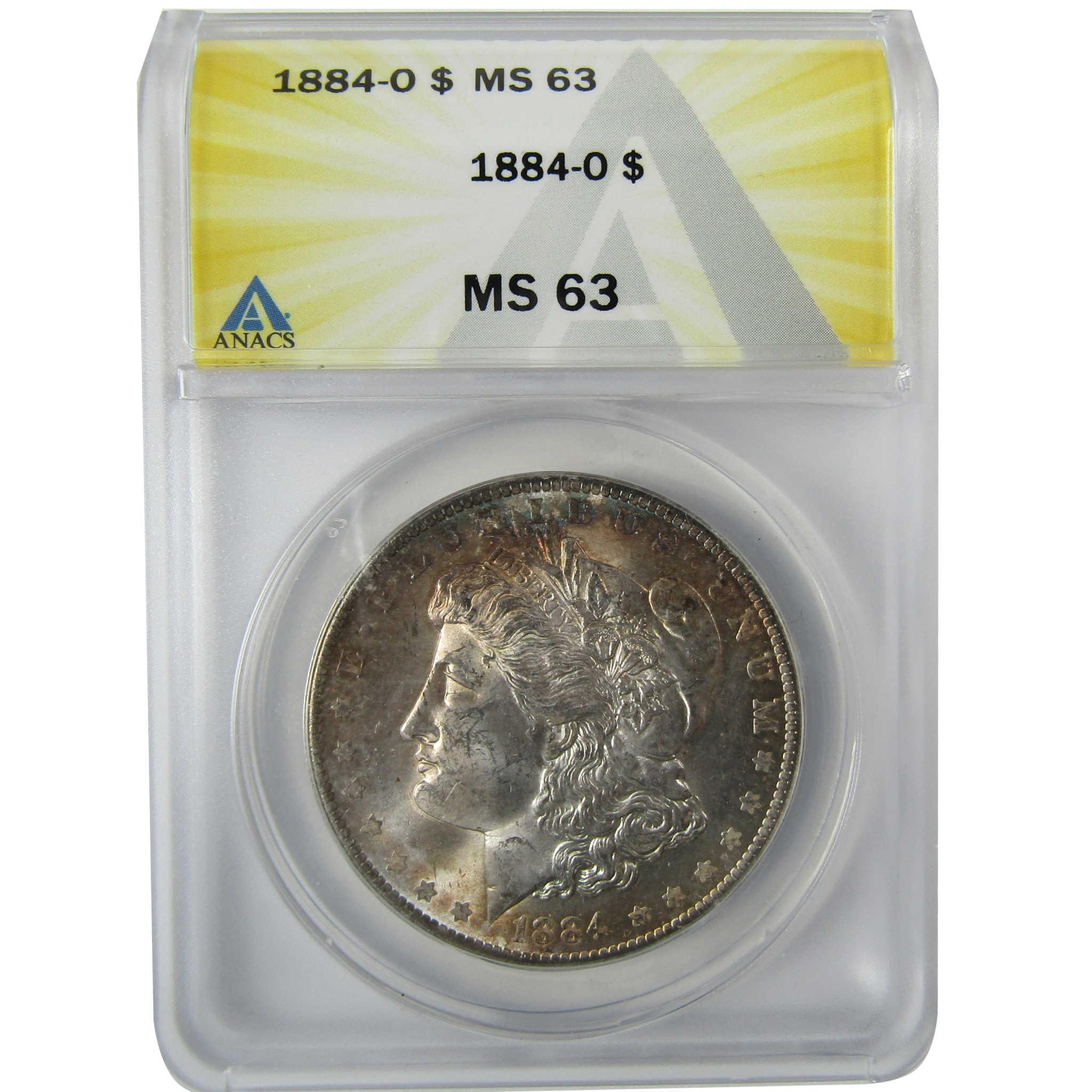 1884 O Morgan Silver Dollar MS 63 ANACS Uncirculated $1 Coin SKU:CP841 - Morgan coin - Morgan silver dollar - Morgan silver dollar for sale - Profile Coins & Collectibles