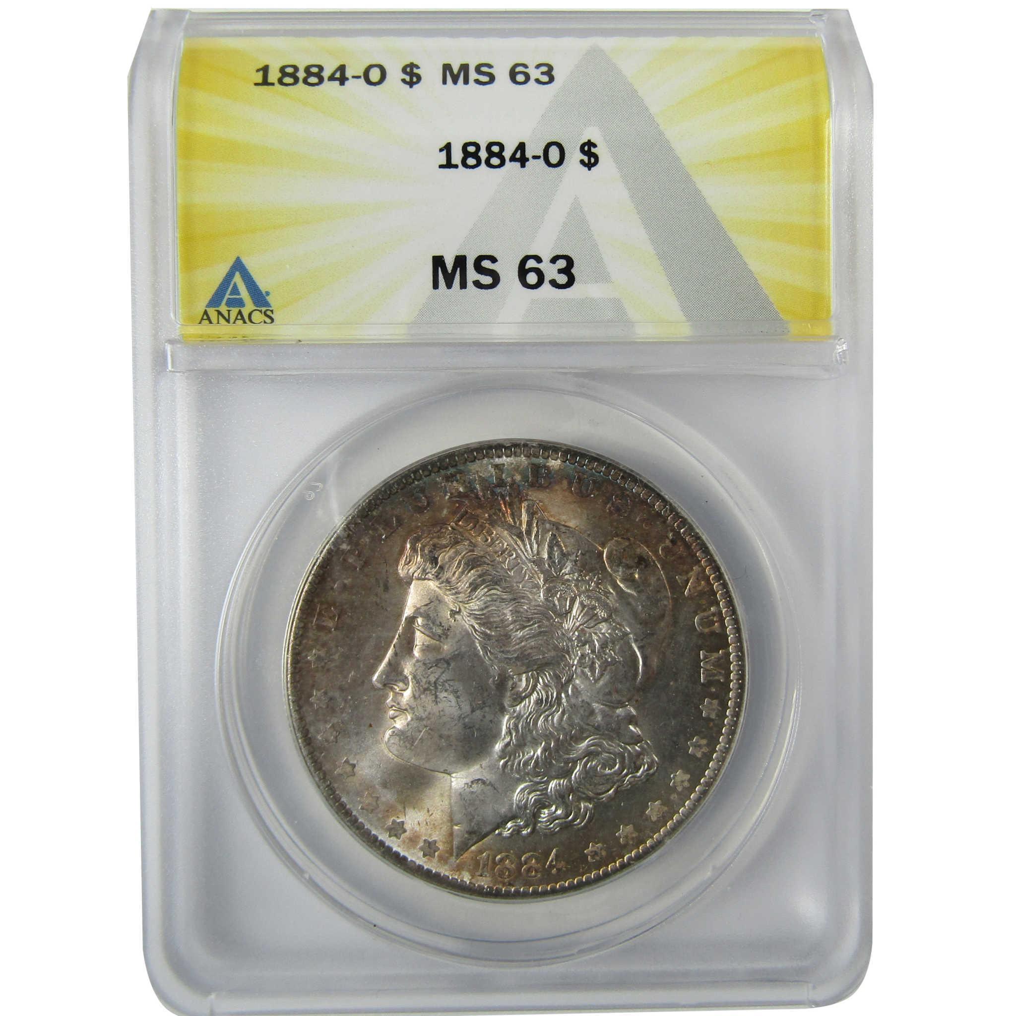 1884 O Morgan Silver Dollar MS 63 ANACS Uncirculated $1 Coin SKU:CP841 - Morgan coin - Morgan silver dollar - Morgan silver dollar for sale - Profile Coins & Collectibles