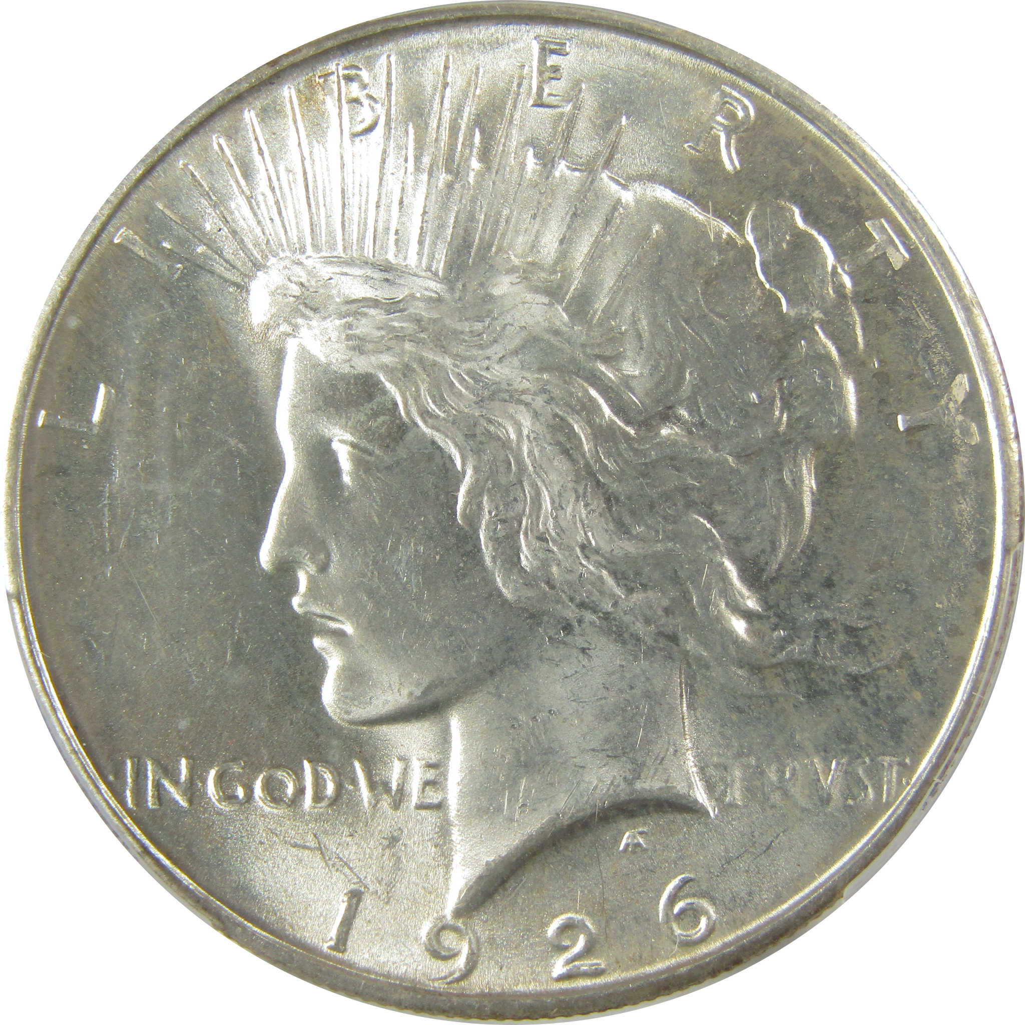1926 D Peace Dollar MS 63 PCGS Silver Uncirculated $1 Coin SKU:I19635