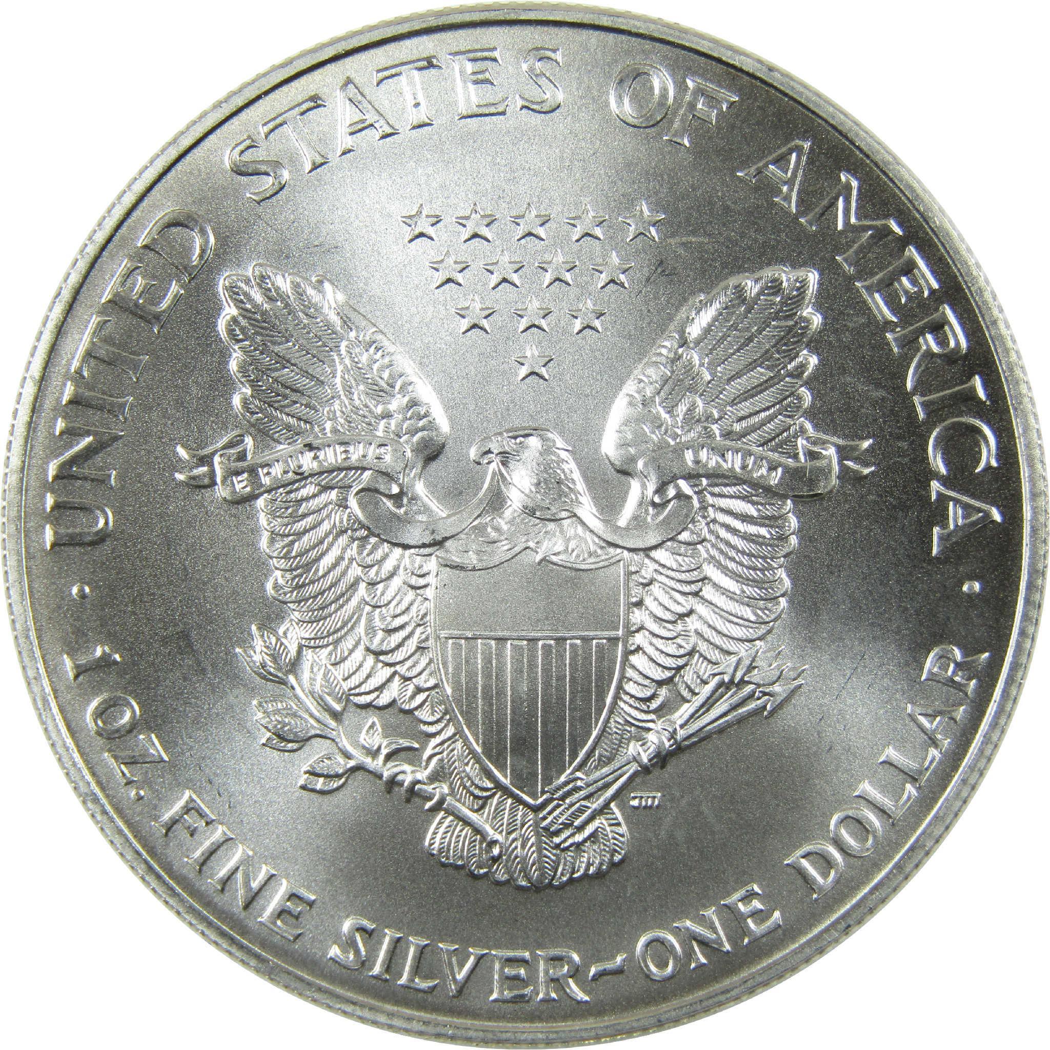 1995 American Silver Eagle Uncirculated Mint State $1 Coin Collectible