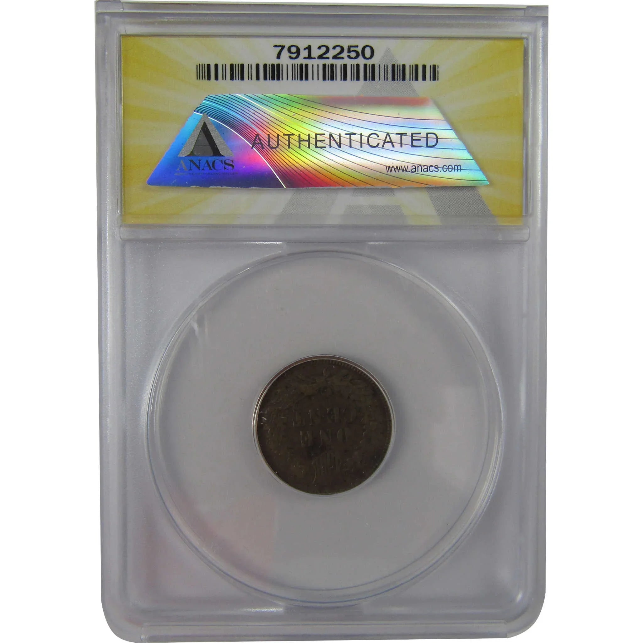 1873 Open 3 Indian Head Cent VF 30 Details ANACS Penny SKU:CPC1189