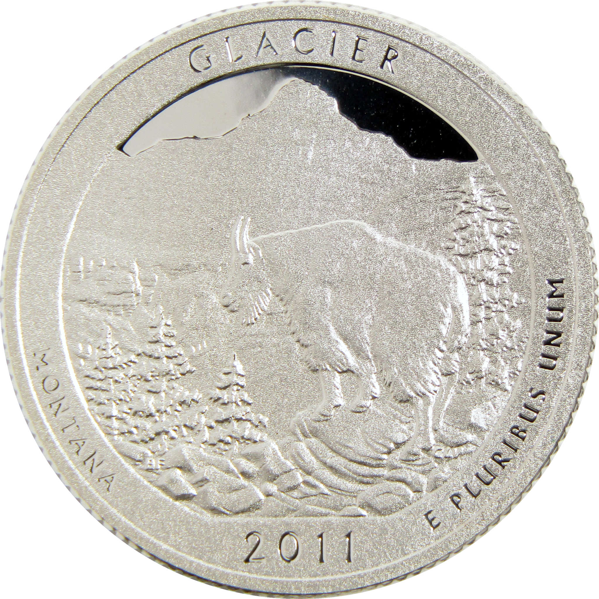 2011 S Glacier National Park Quarter Silver Proof 25c Coin