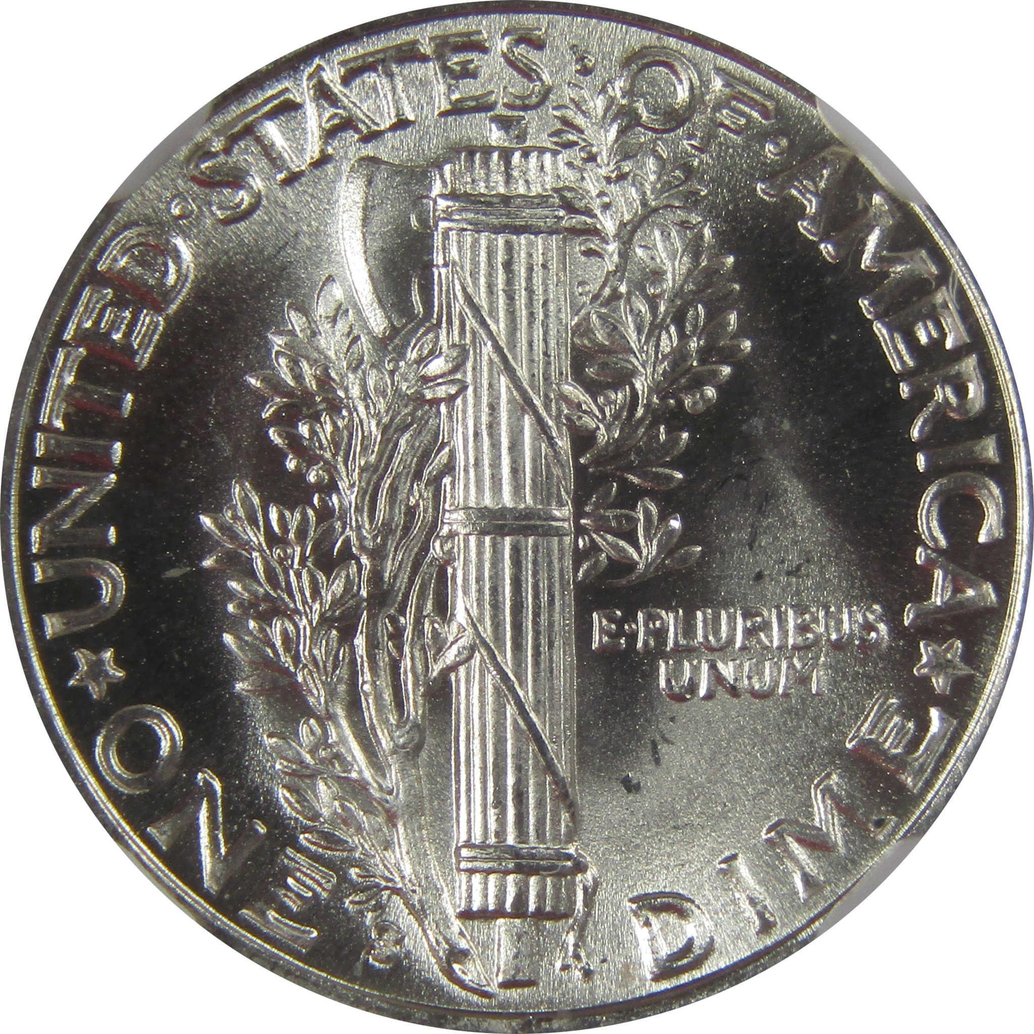 1937 S Mercury Dime MS 66 FB NGC Silver Uncirculated SKU:I23206