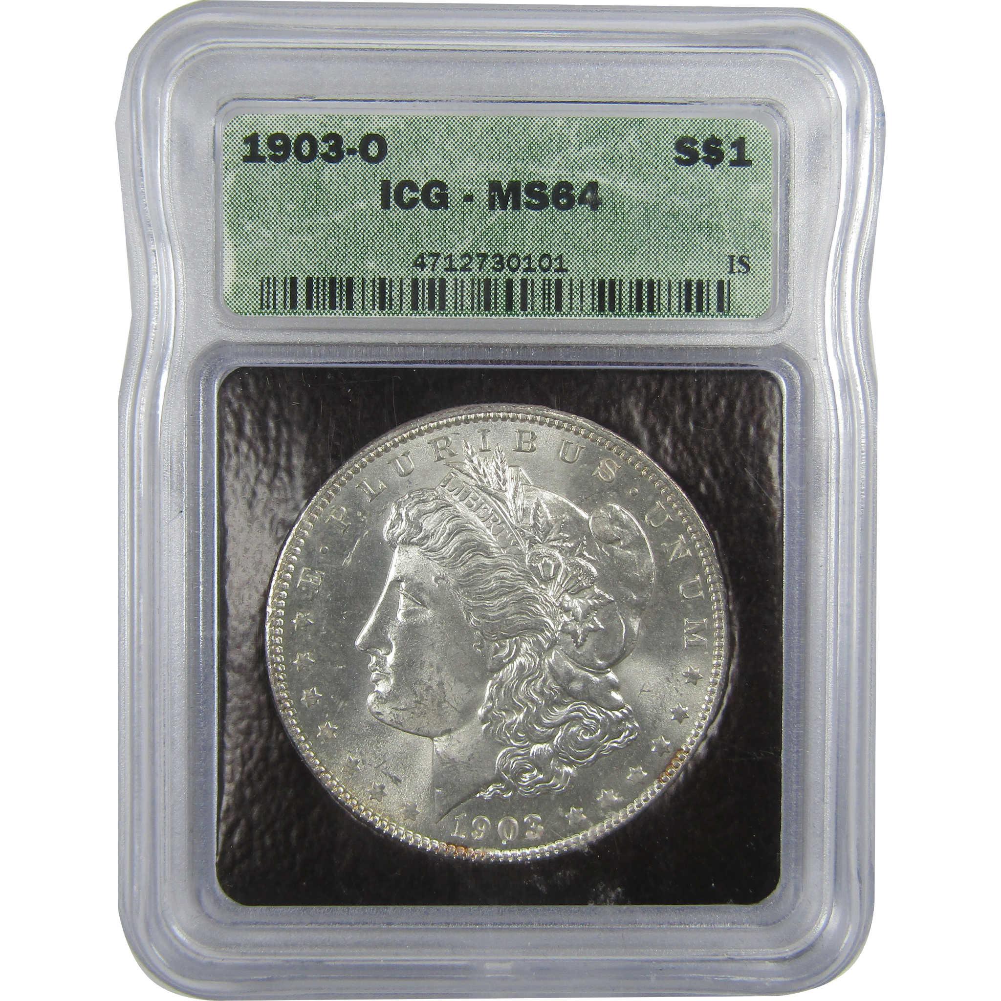 1903 O Morgan Dollar MS 64 ICG Silver Uncirculated $1 Coin SKU:I19608 - Morgan coin - Morgan silver dollar - Morgan silver dollar for sale - Profile Coins & Collectibles
