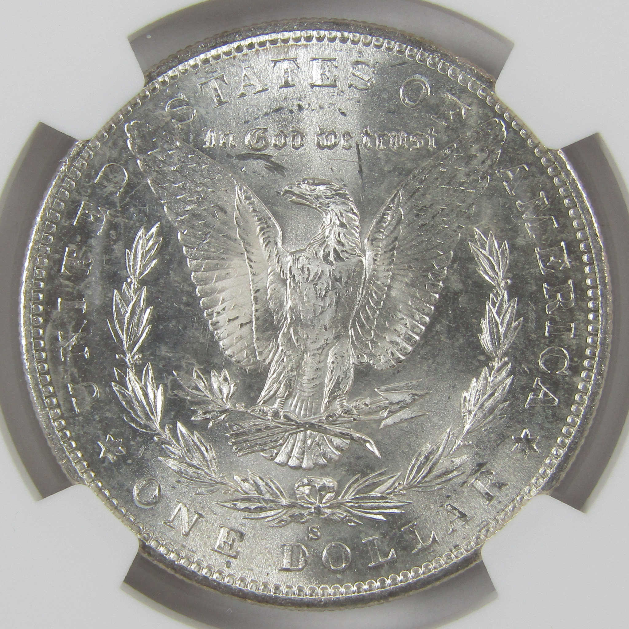 1883 S Morgan Silver Dollar MS 62 NGC CAC Uncirculated $1 Coin - Morgan coin - Morgan silver dollar - Morgan silver dollar for sale - Profile Coins & Collectibles