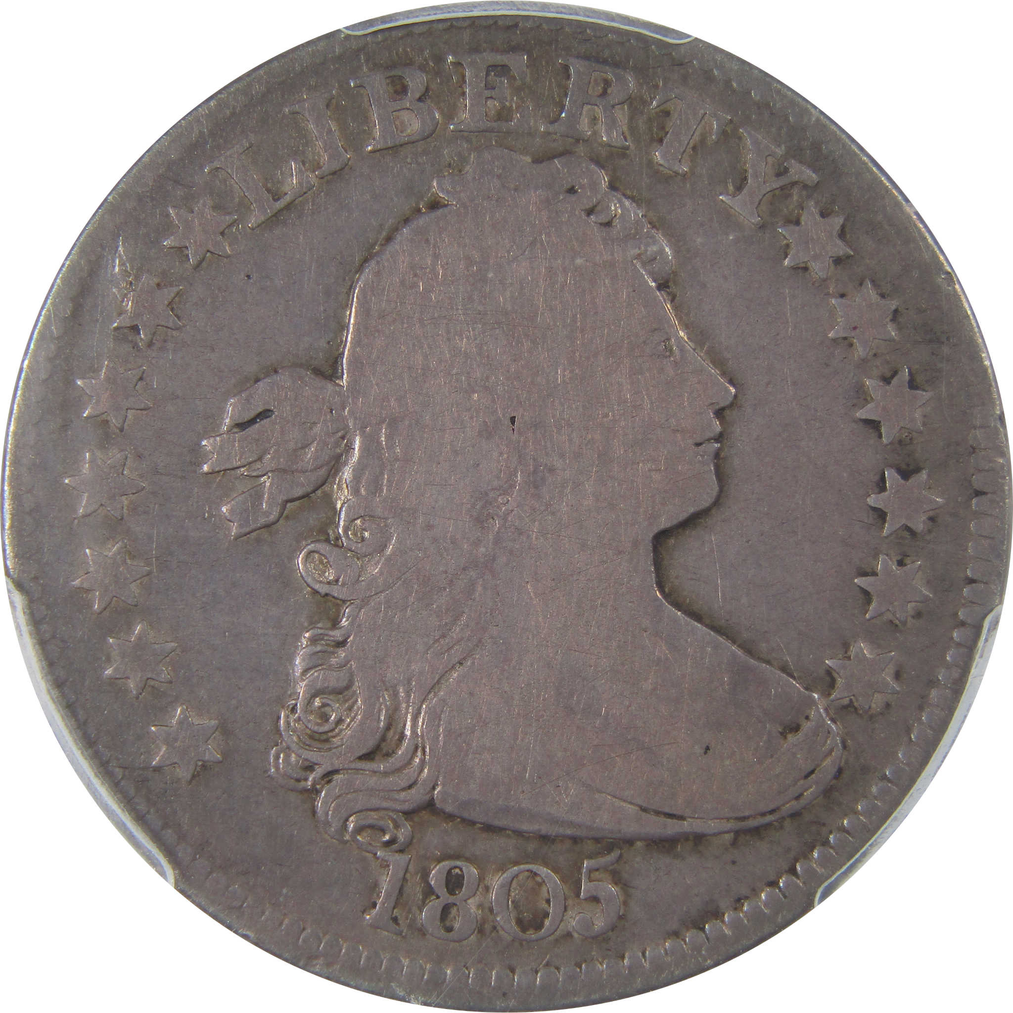 1805 B-4 Draped Bust Quarter VG Details PCGS Silver SKU:I23816