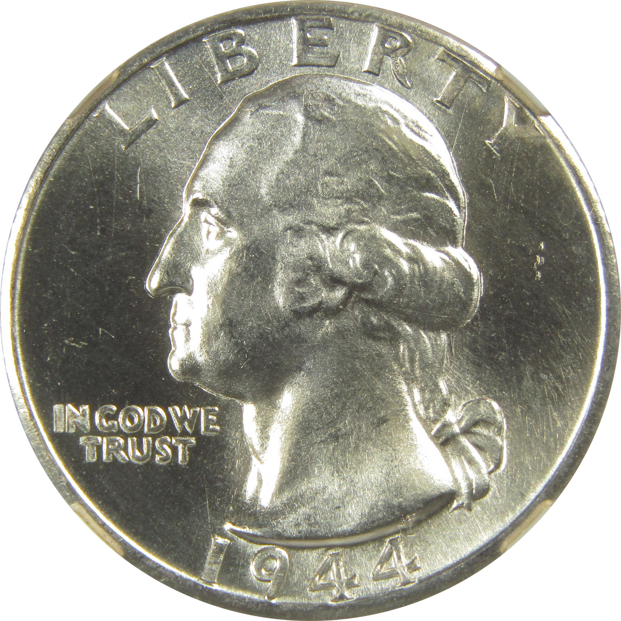 1944 D Washington Quarter MS 66 NGC Silver Bag Fragment SKU:I20502