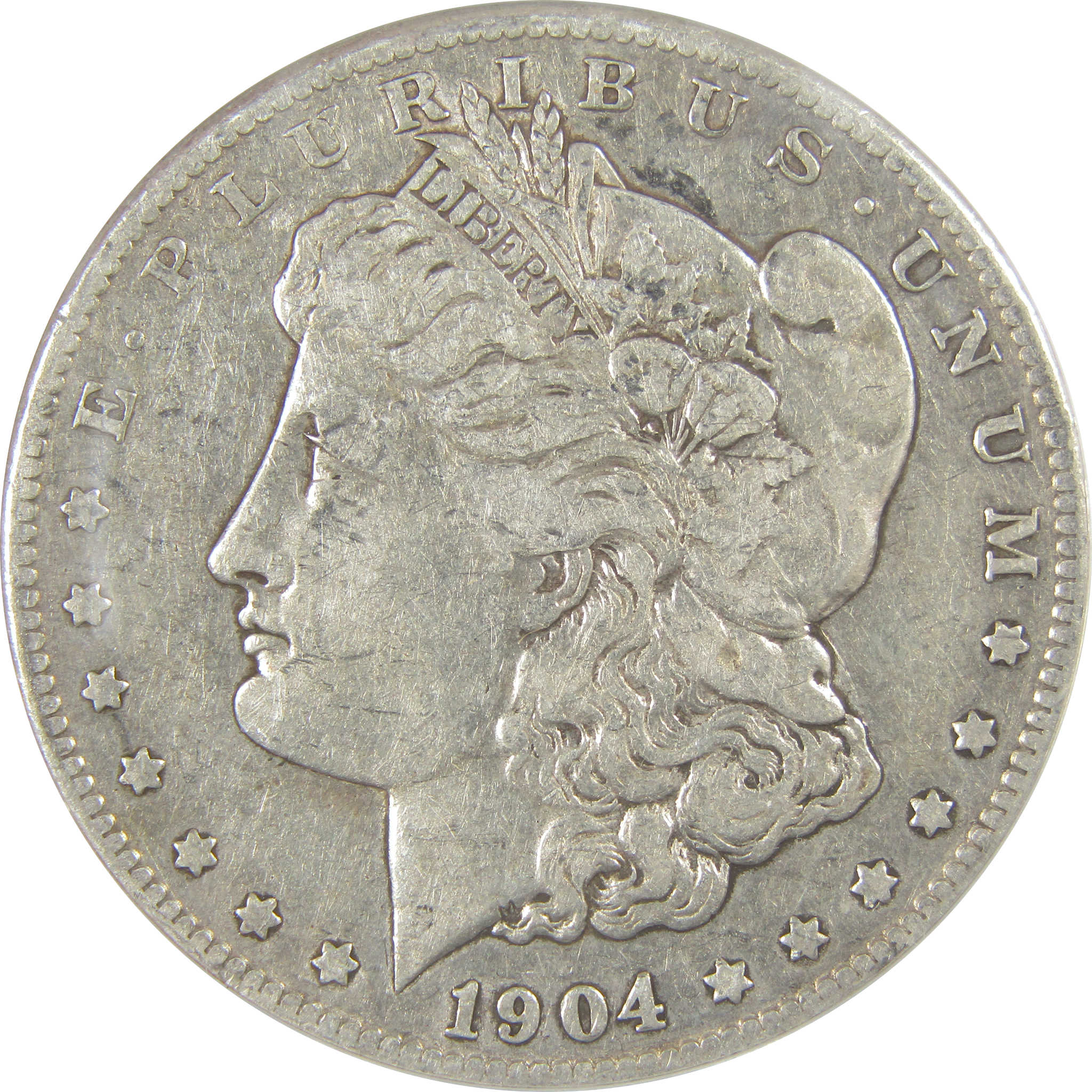 1904 S Morgan Dollar VF 25 Details ANACS Silver $1 Coin SKU:I21134 - Morgan coin - Morgan silver dollar - Morgan silver dollar for sale - Profile Coins & Collectibles