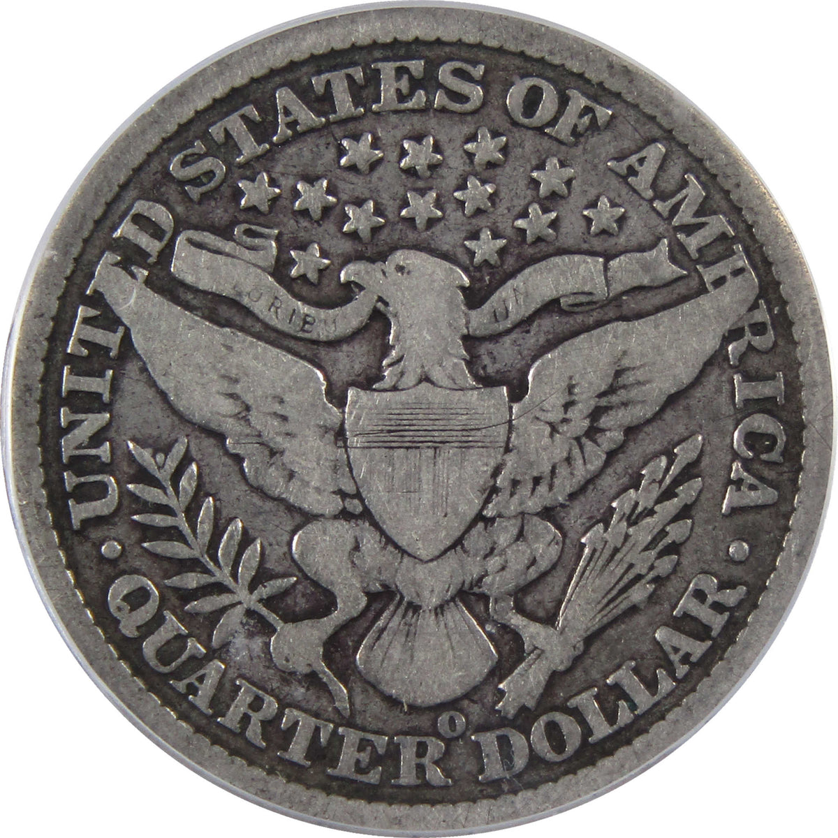 1895 O Barber Silver Quarter VG 8 ICG 25c Coin Collectible SKU:I29079