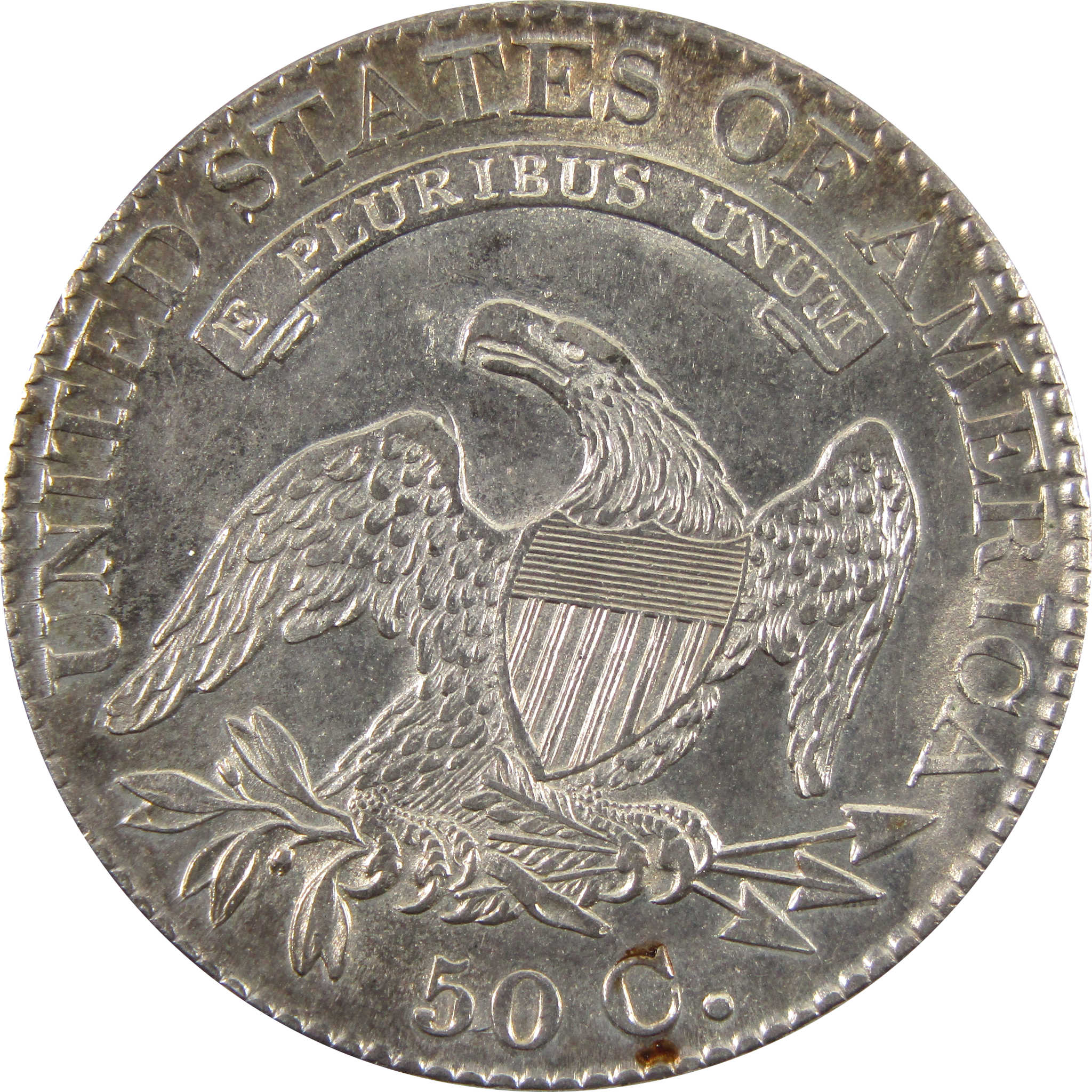 1826 Capped Bust 50c Borderline Unc 89.24% Silver SKU:I10649