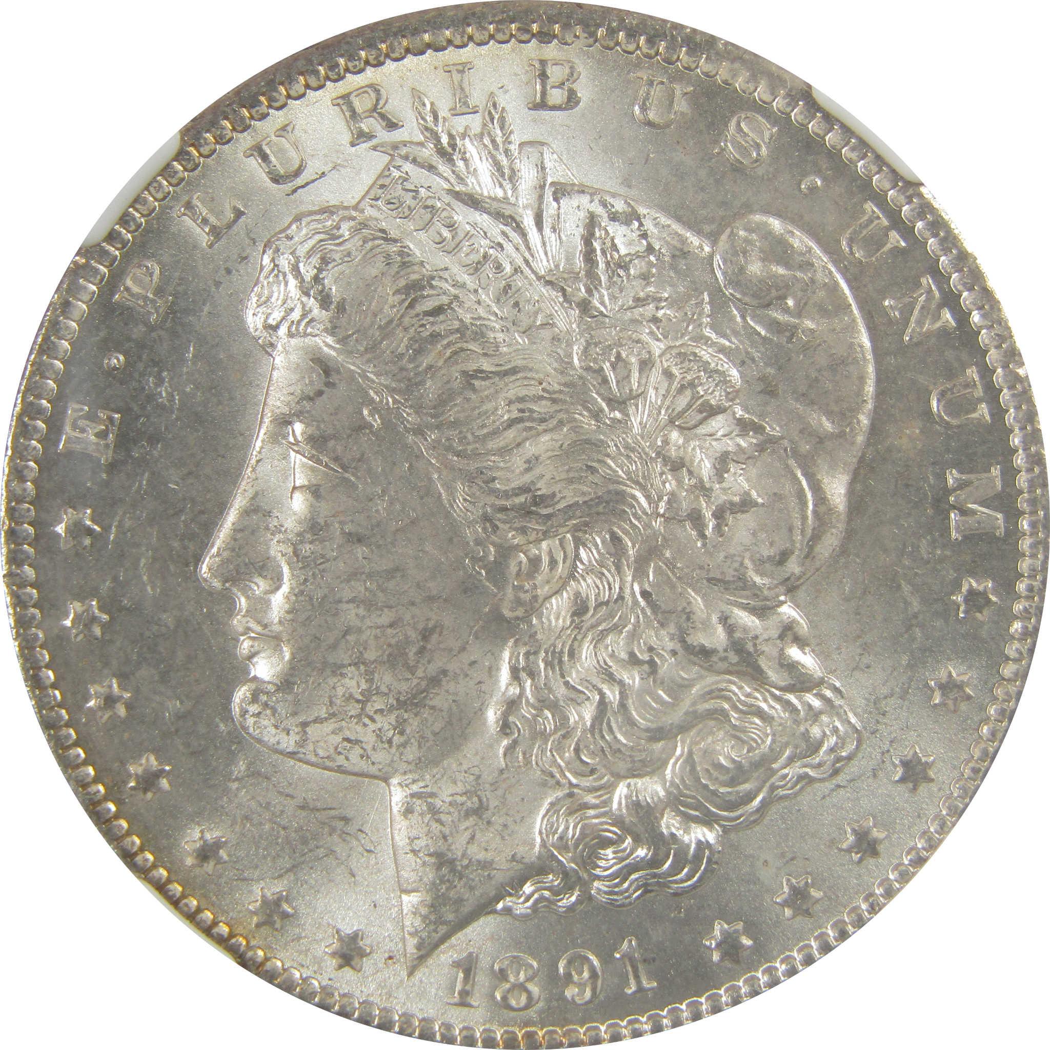 1891 CC VAM-3 Spitting Eagle Top 100 Morgan Dollar MS61 NGC SKU:I21998 - Morgan coin - Morgan silver dollar - Morgan silver dollar for sale - Profile Coins & Collectibles