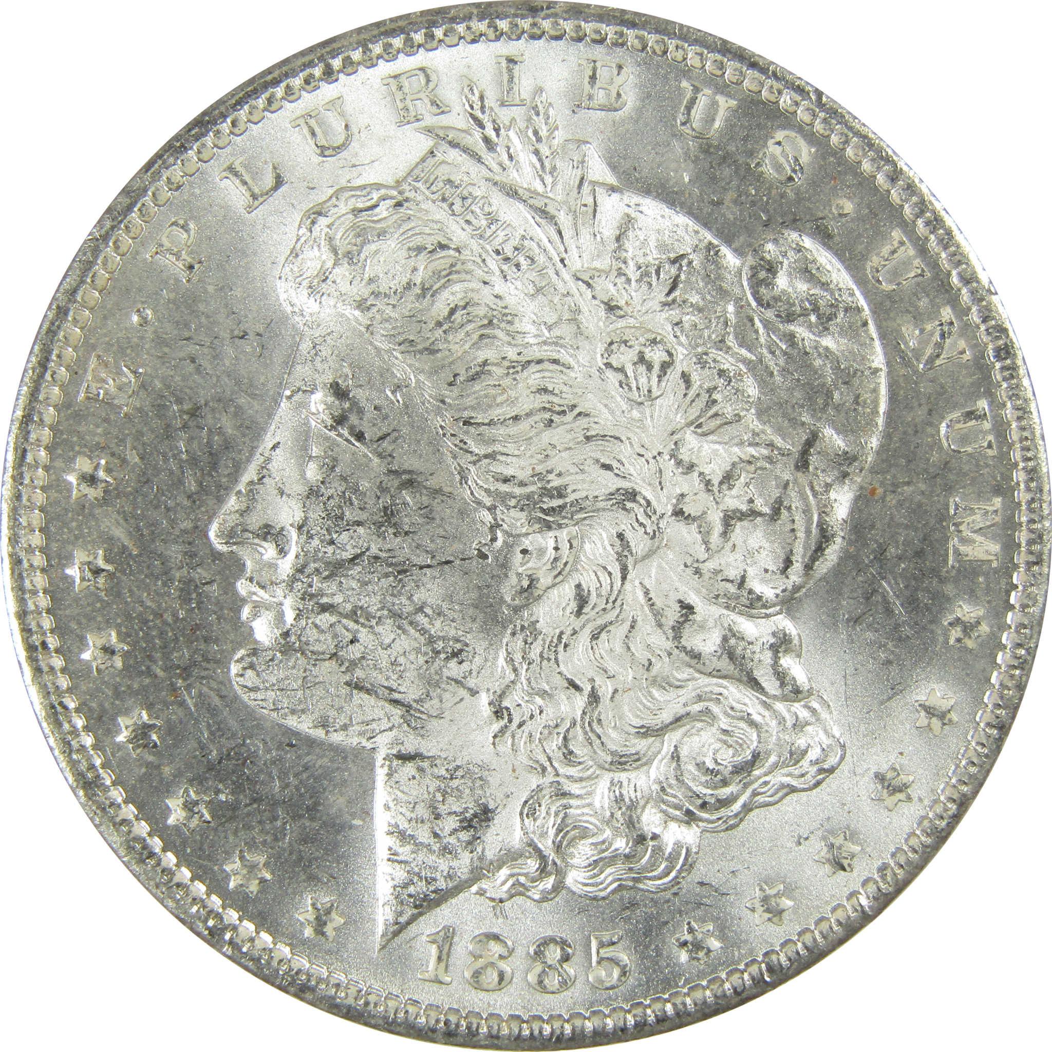 1885 O Morgan Silver Dollar Uncirculated Mint State $1 Coin SKU:I27477 - Morgan coin - Morgan silver dollar - Morgan silver dollar for sale - Profile Coins & Collectibles
