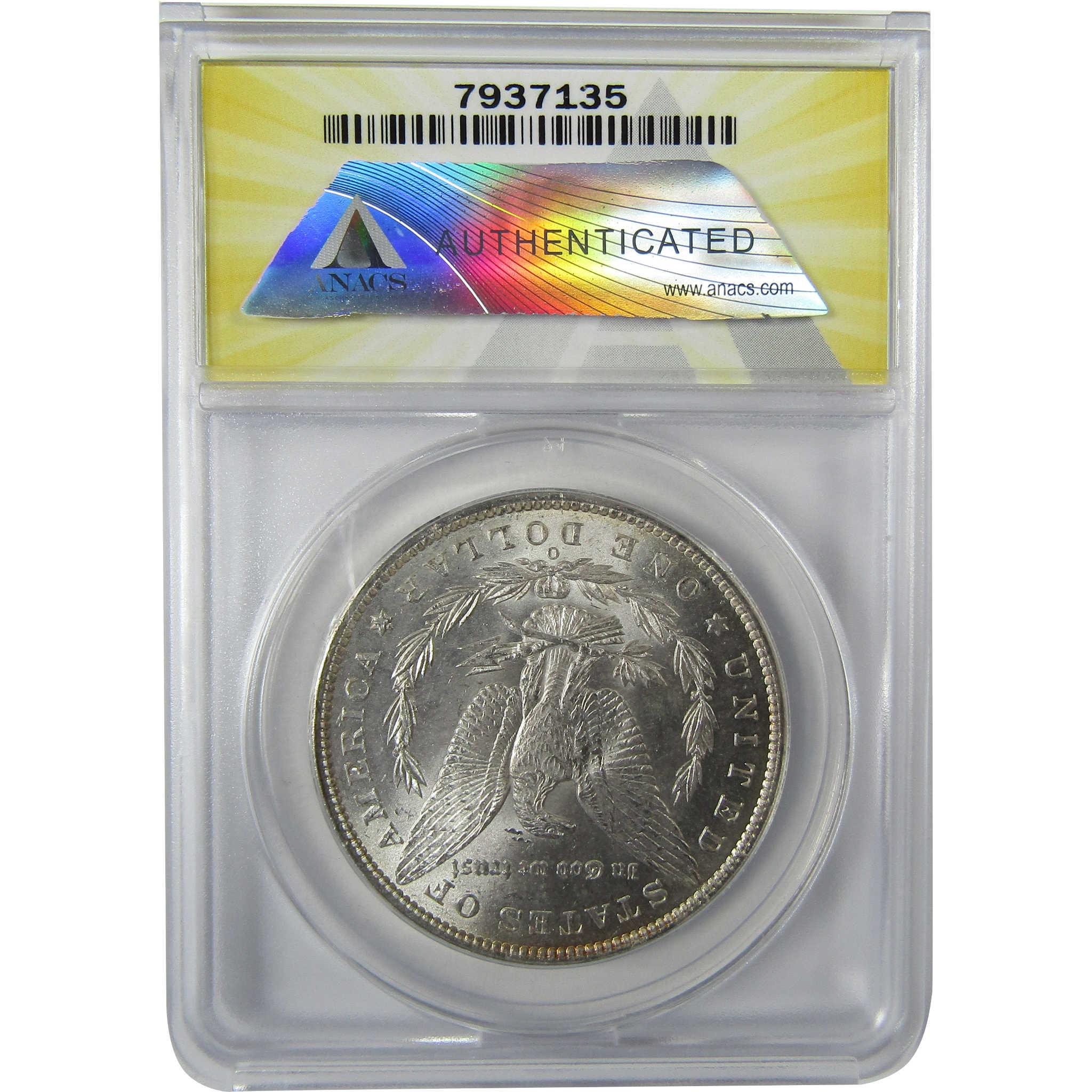 1885 O Morgan Silver Dollar MS 63 ANACS Toned Obverse SKU:I27947