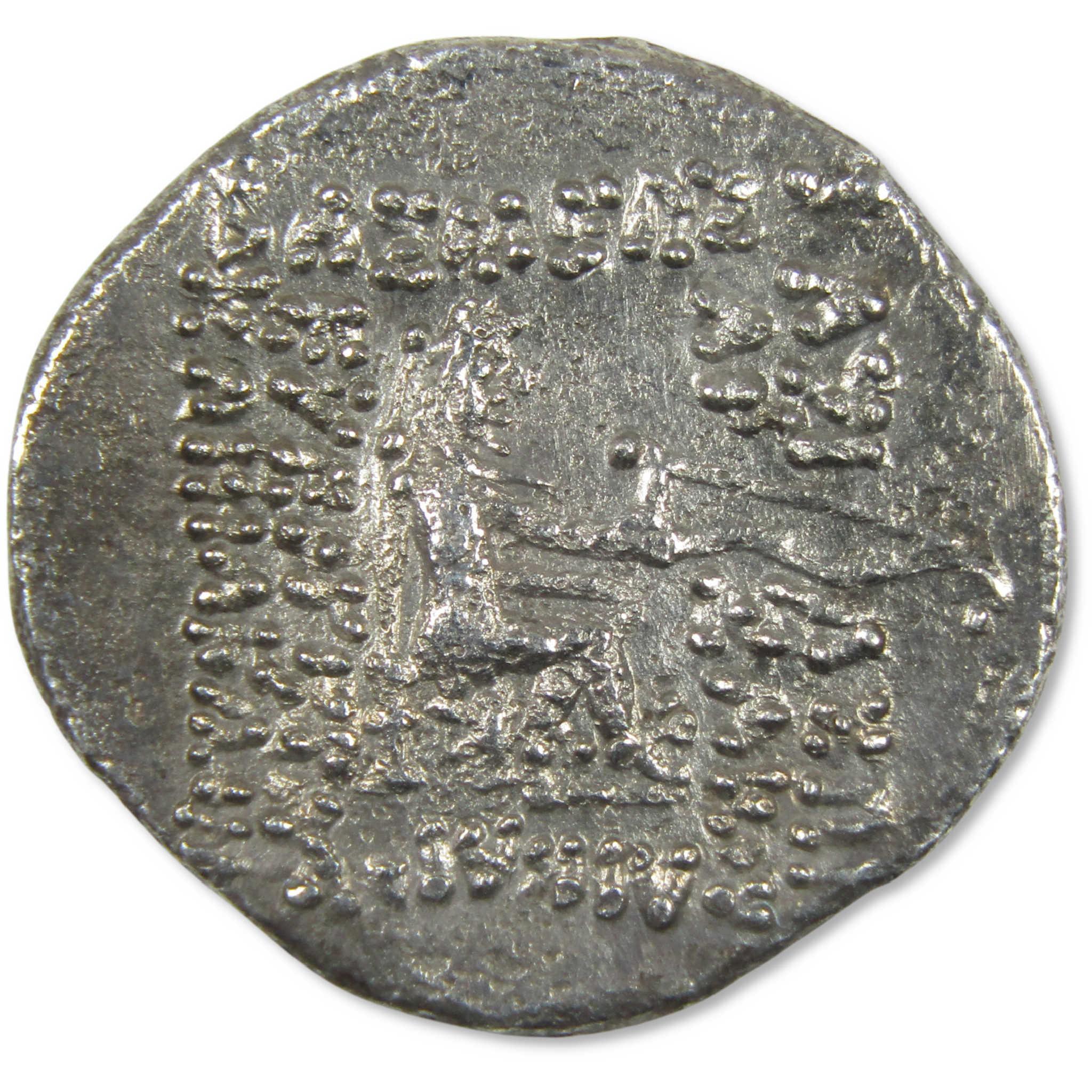 80-77 BC Osroes I Parthian Empire Silver Drachm VF Ancient Coin