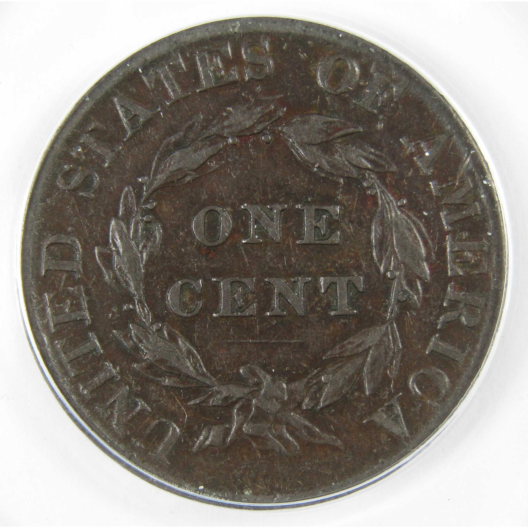 1824 Coronet Head Copper Large Cent VF 25 Details ANACS PennySKU:CP624
