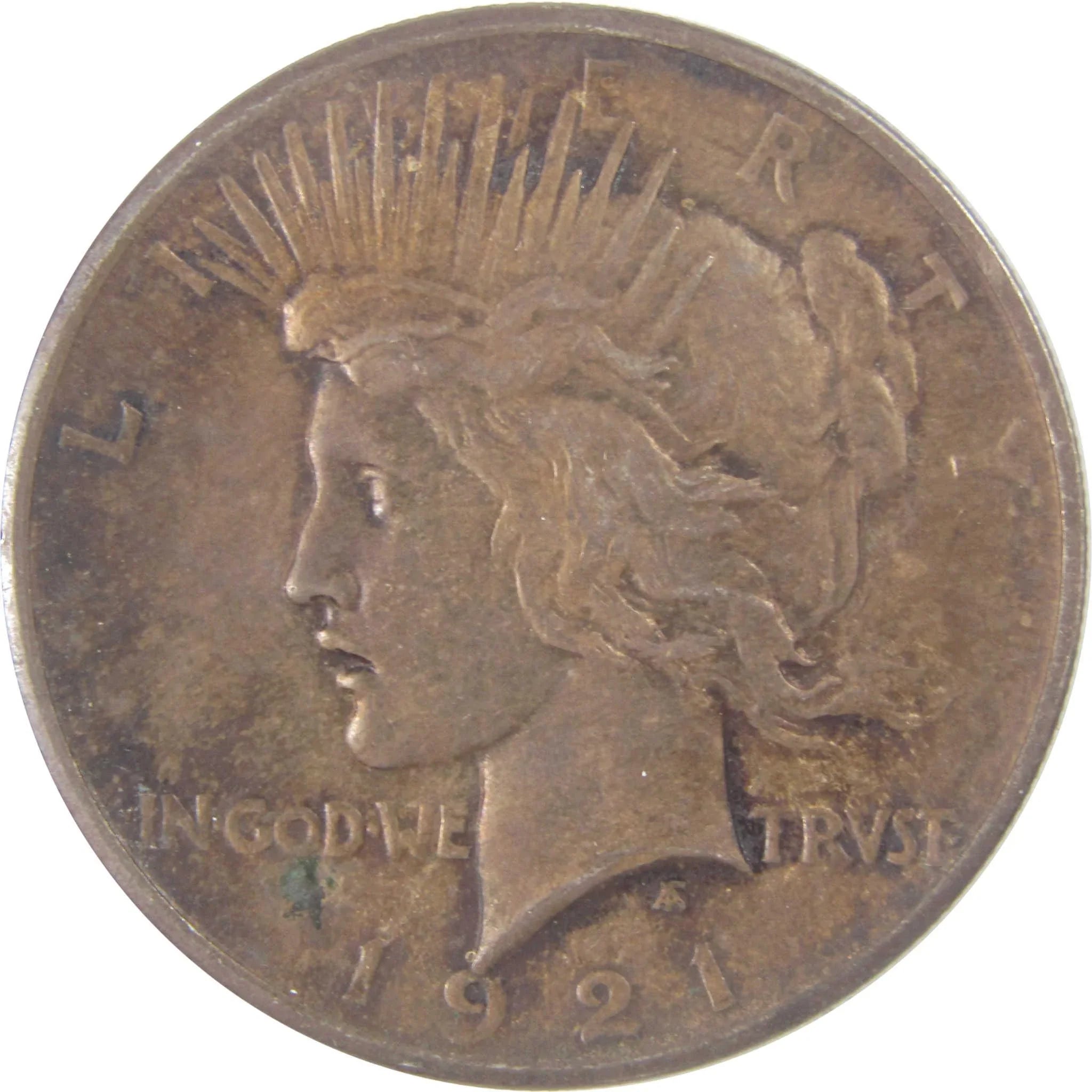 1921 High Relief Peace Dollar AU About Uncirculated Silver SKU:I18710