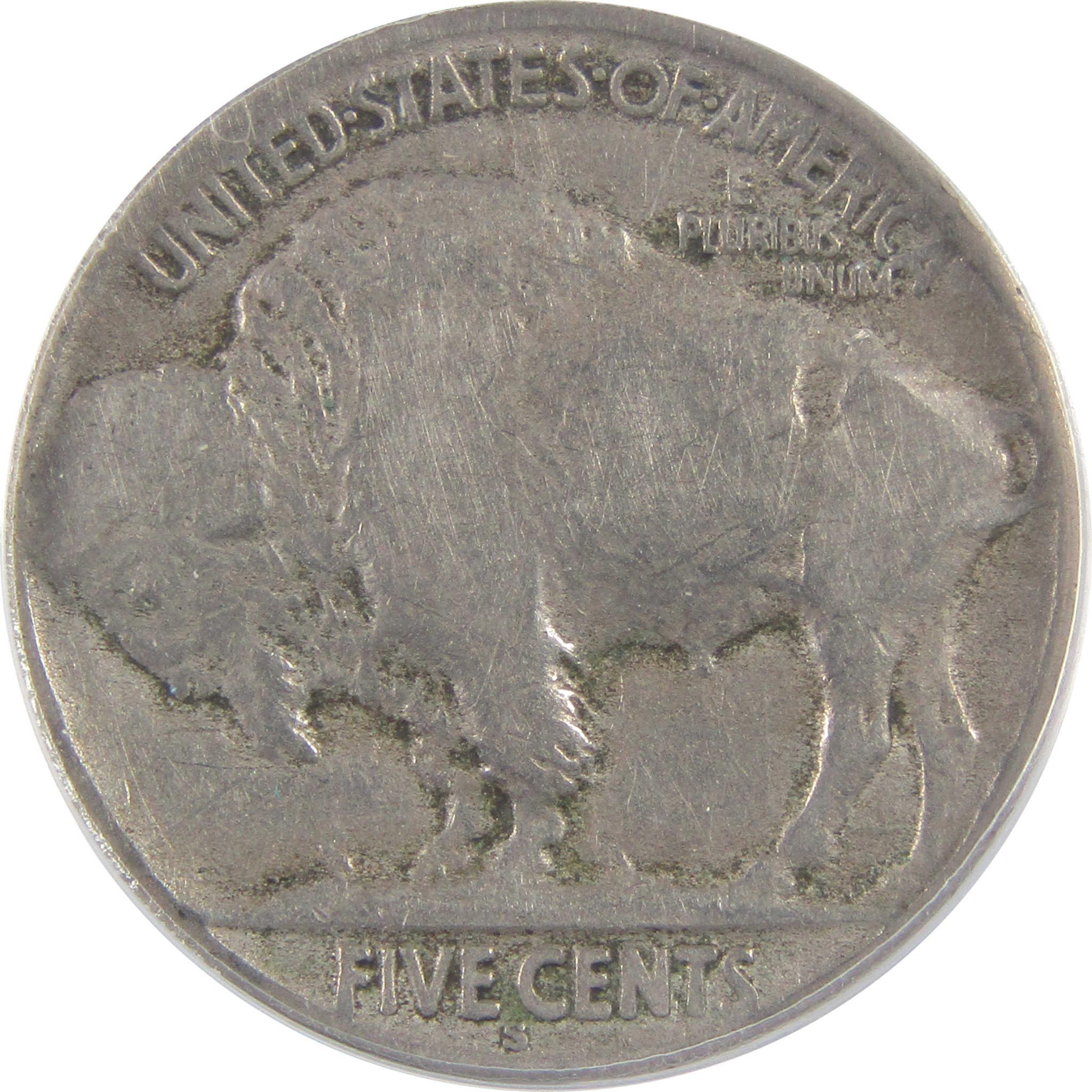 1914 S Indian Head Buffalo Nickel VG 10 ANACS 5c Coin SKU:I18422