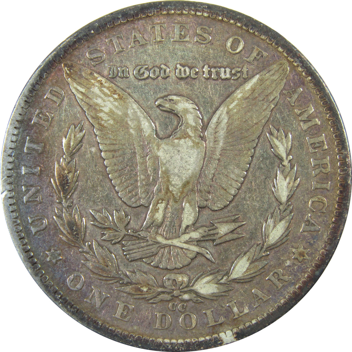 1893 CC Morgan Silver Dollar F Fine Details $1 Coin SKU:CP1745