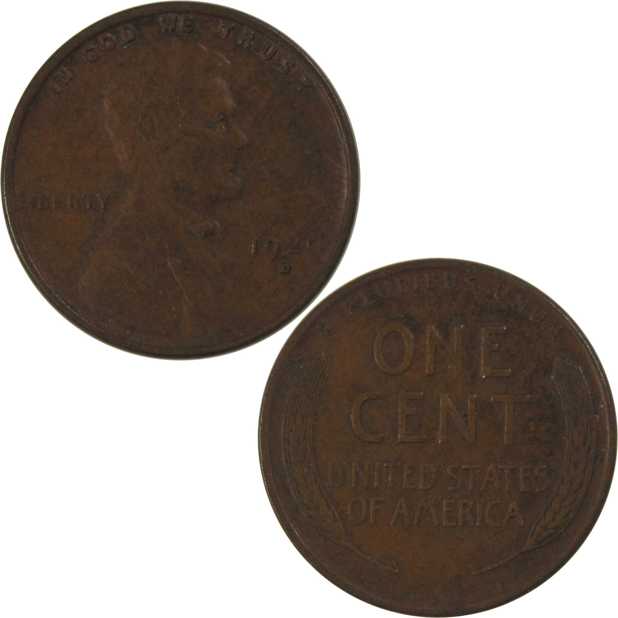 1929 D Lincoln Wheat Cent XF EF Extremely Fine Penny SKU:I23741