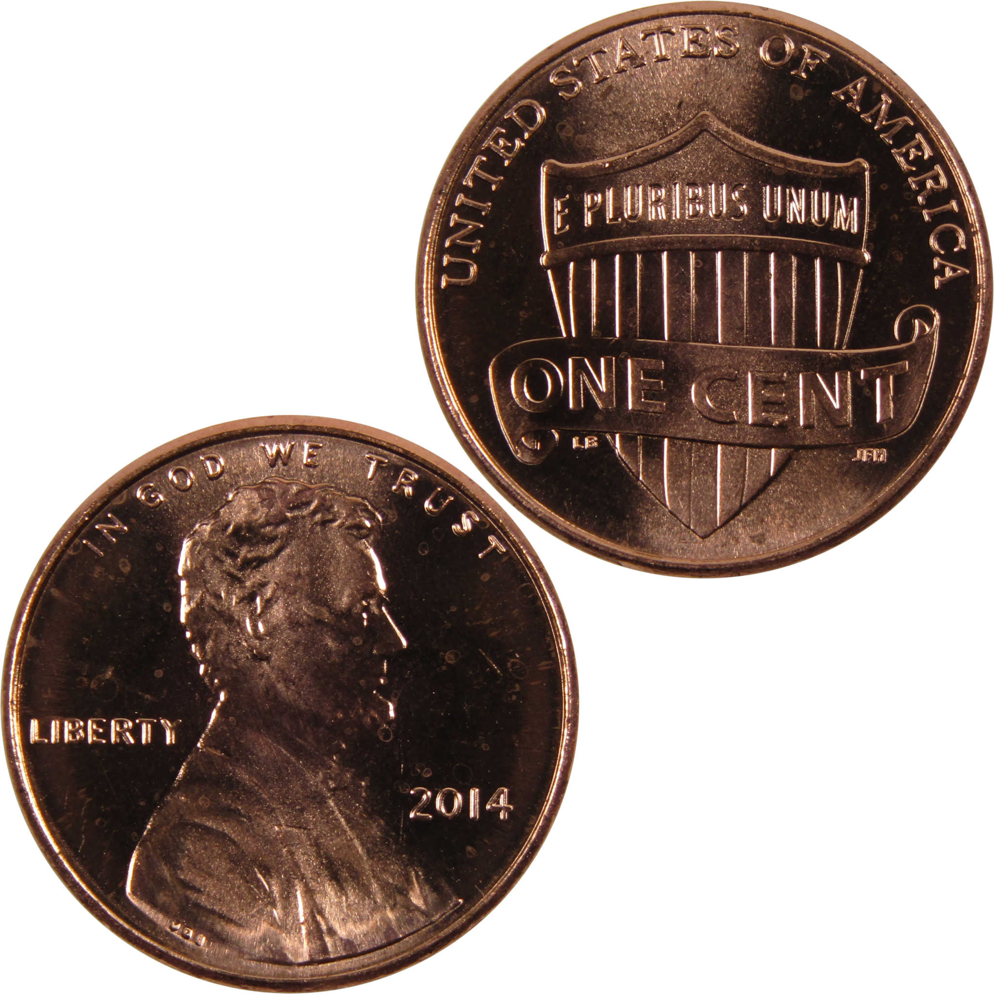2014 Lincoln Shield Cent BU Uncirculated Penny 1c Coin