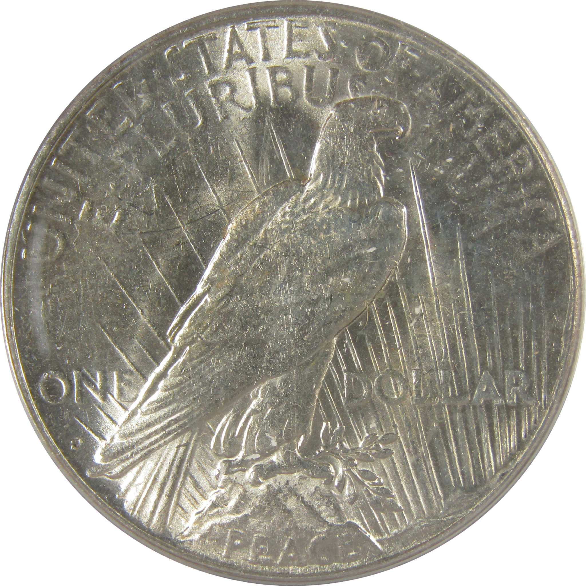 1923 S Peace Dollar AU 58 ANACS Silver $1 Coin SKU:I23058