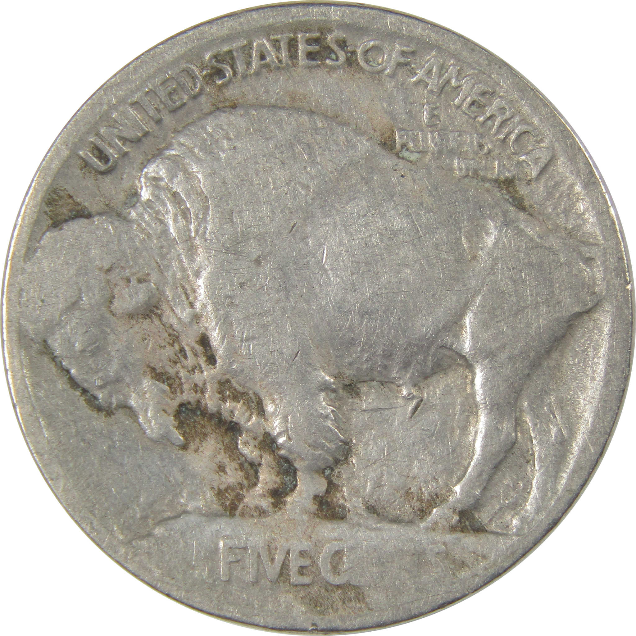 1913 Type 1 Indian Head Buffalo Nickel VG Very Good 5c Coin SKU:I23877