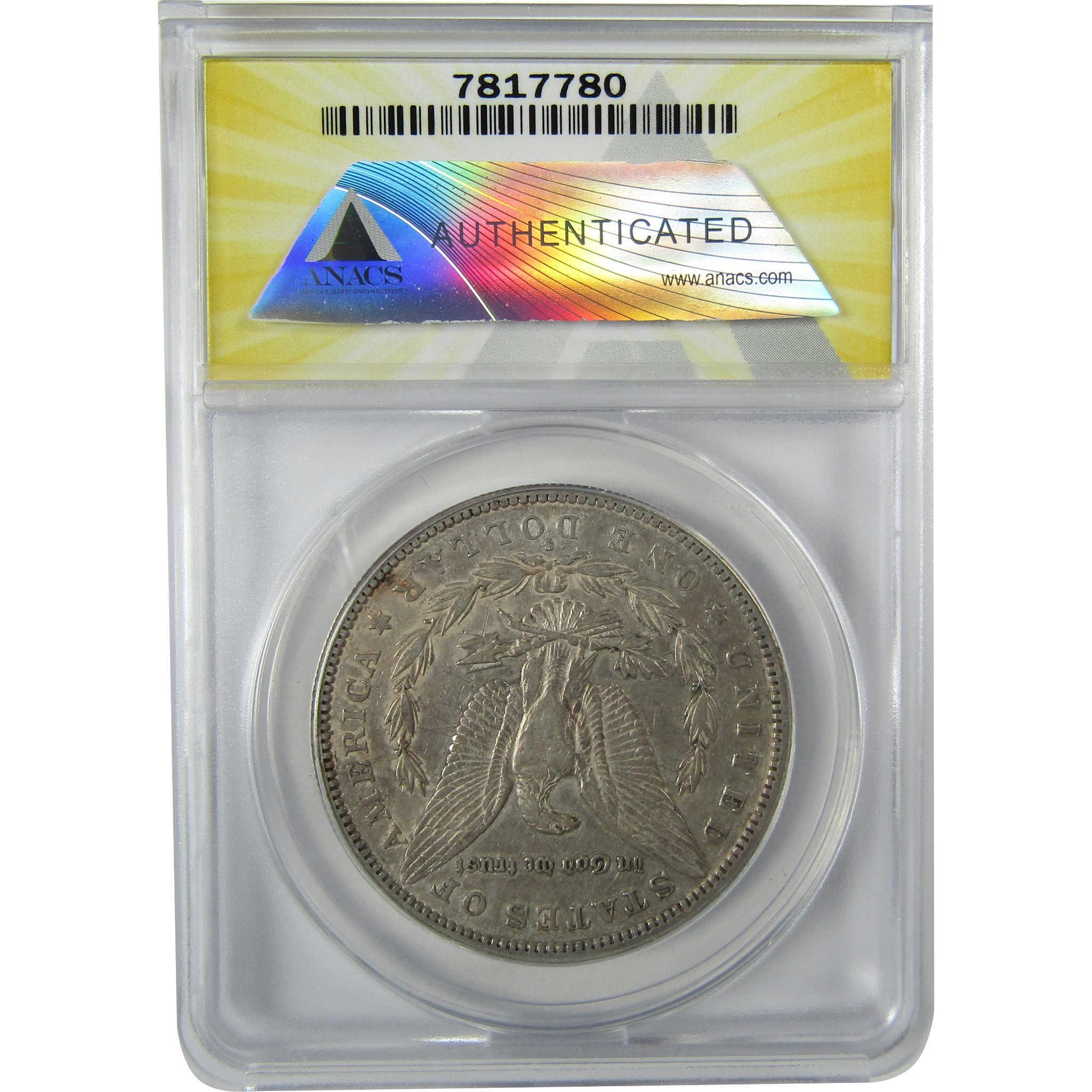 1884 S Morgan Silver Dollar EF 45 Details ANACS $1 Coin SKU:CP840 - Morgan coin - Morgan silver dollar - Morgan silver dollar for sale - Profile Coins & Collectibles