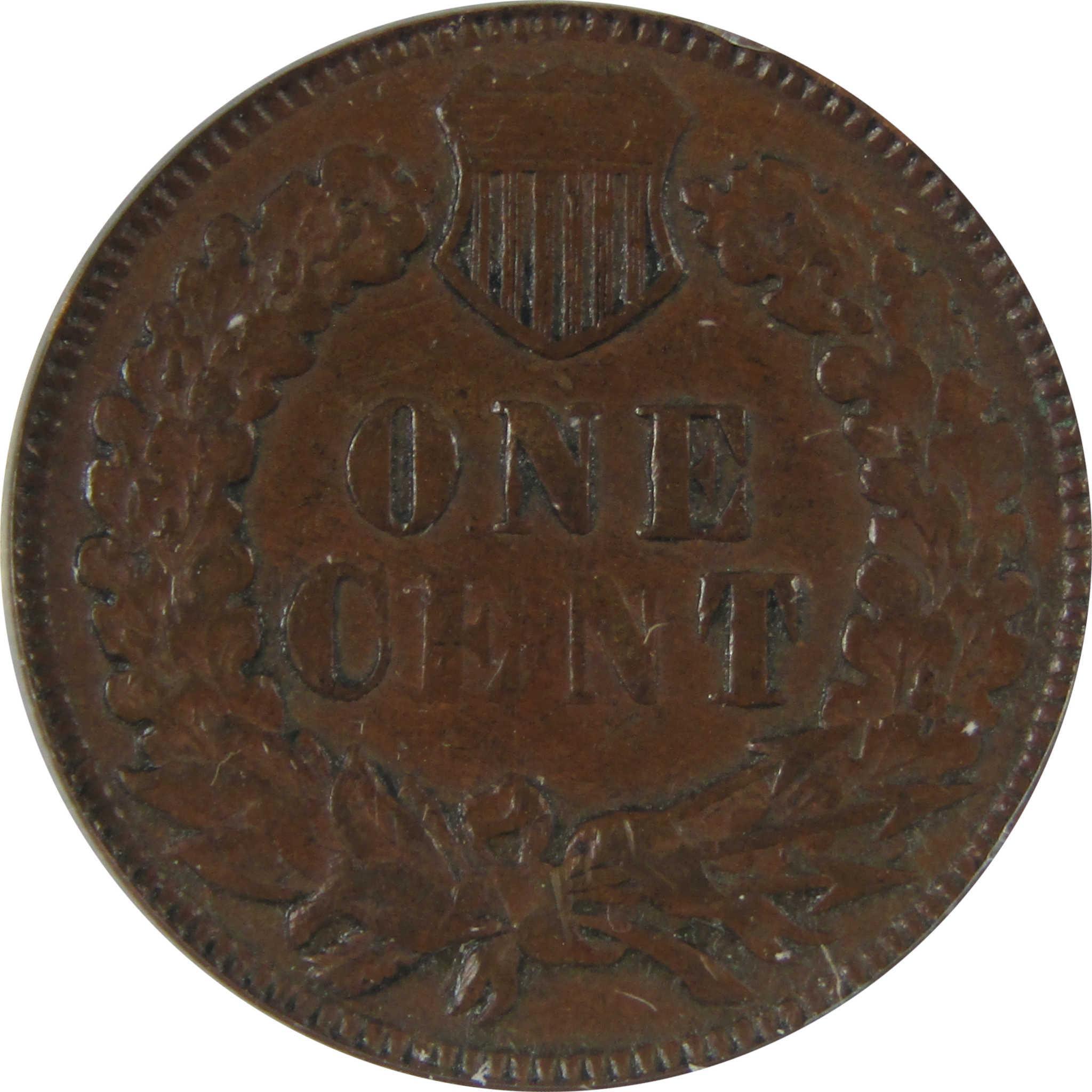 1872 Indian Head Cent EF 40 Details ANACS Penny 1c Coin SKU:CPC1187