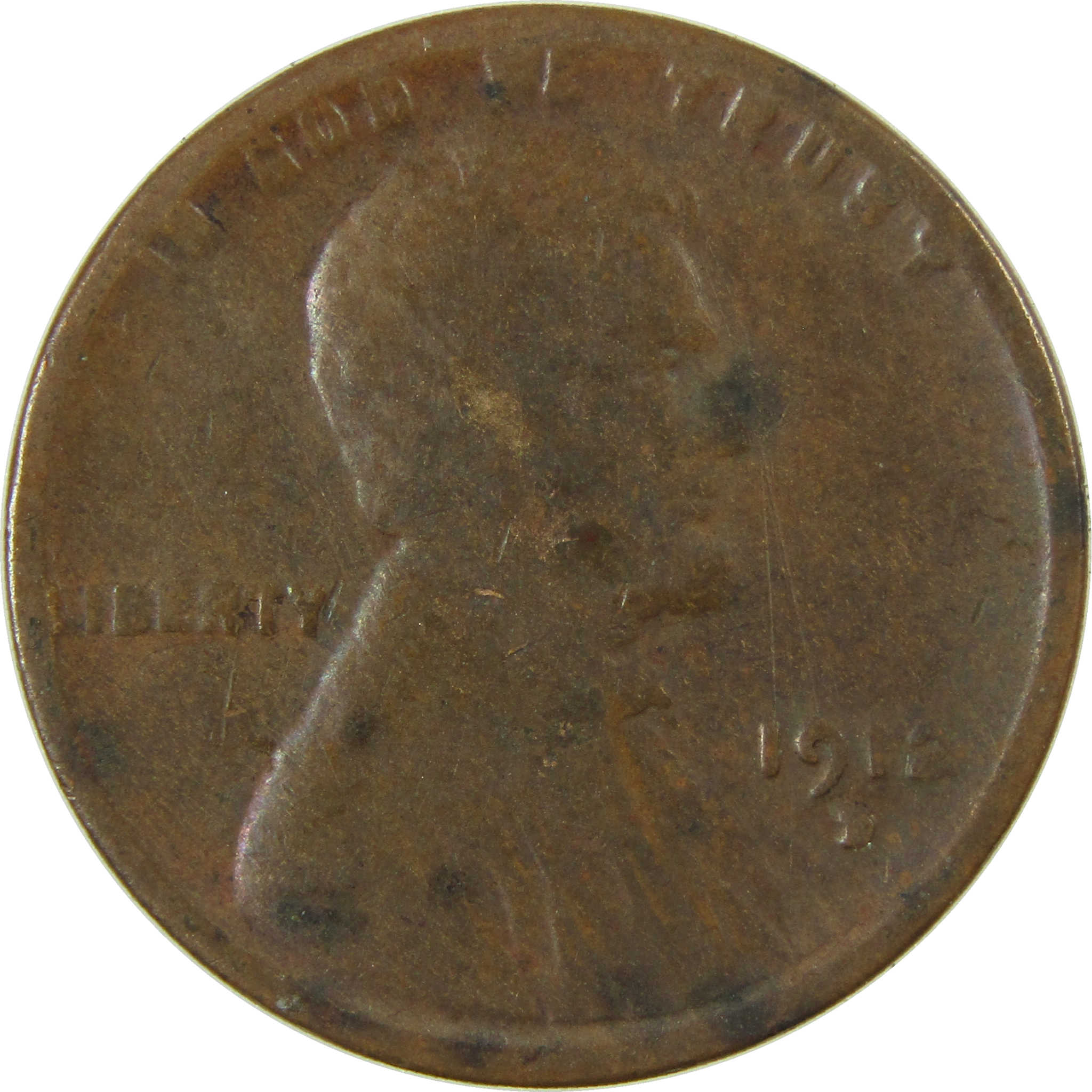 1912 D Lincoln Wheat Cent G Good Details Penny 1c Coin SKU:I26866