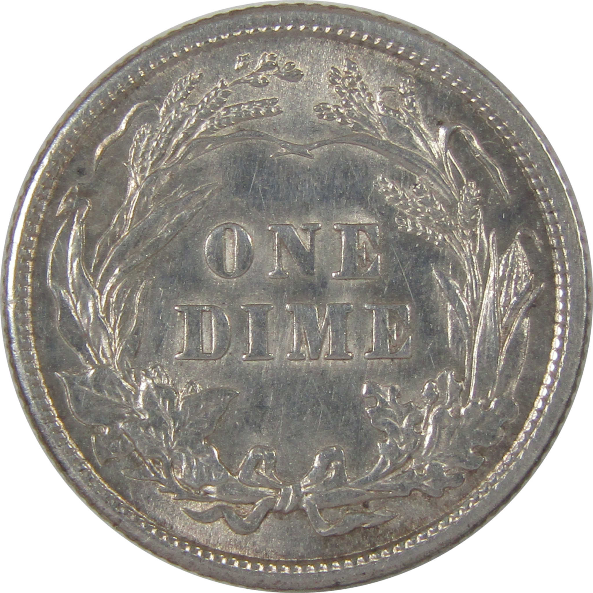 1912 Barber Dime AU About Uncirculated Silver 10c Coin SKU:I18734