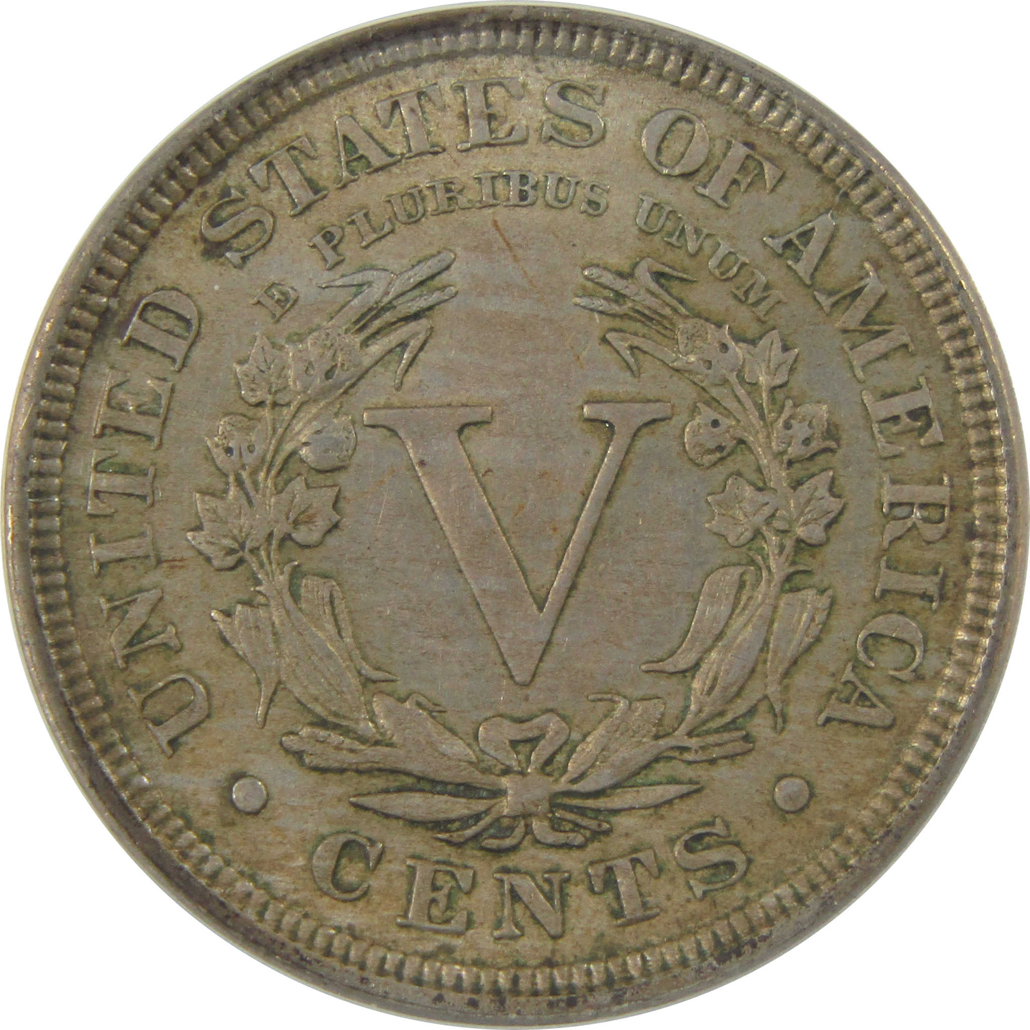 1907 Liberty Head V Nickel AU 53 ANACS 5c Coin SKU:I22208