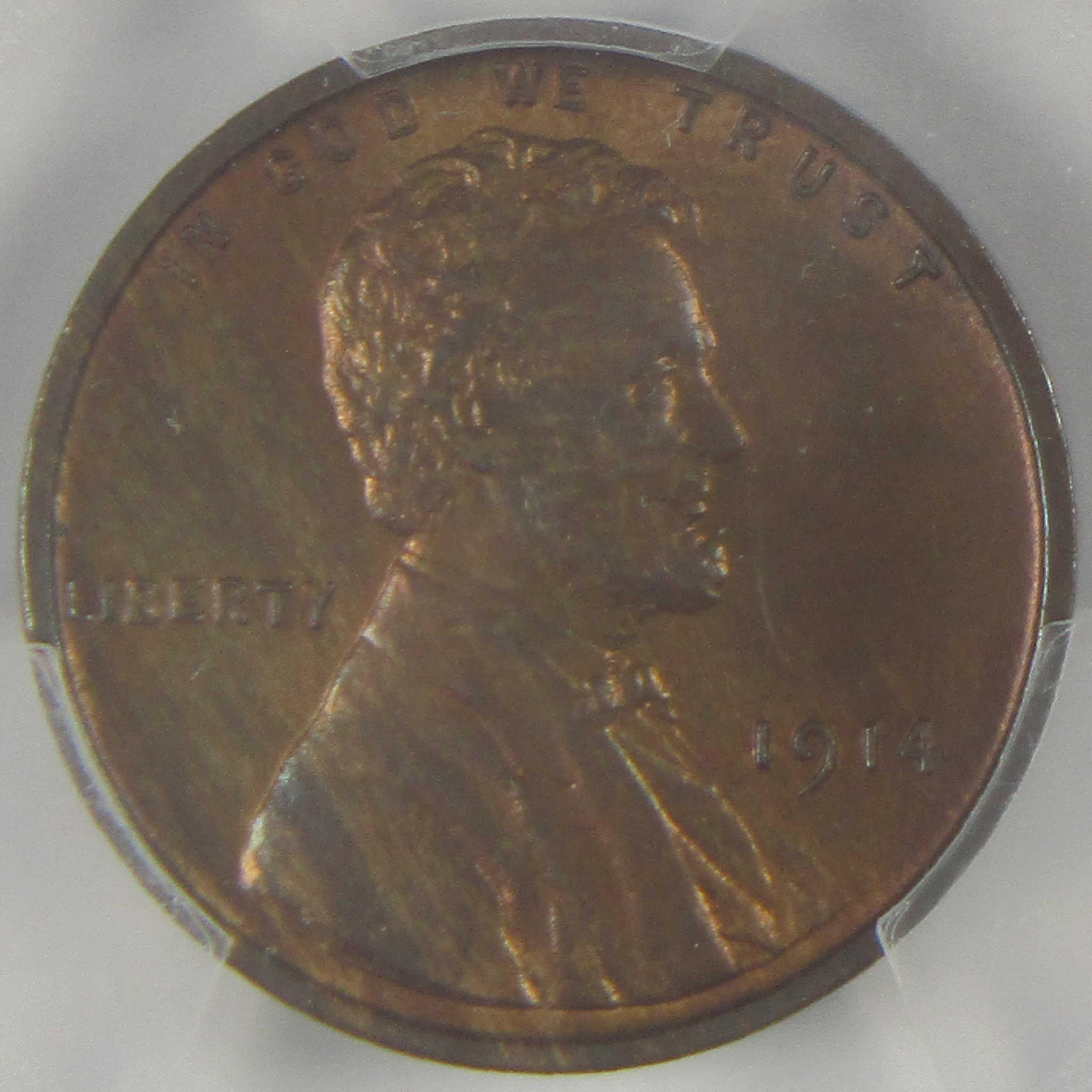 1914 Lincoln Wheat Cent PR 66 RB PCGS Proof Penny 1c Coin Collectible