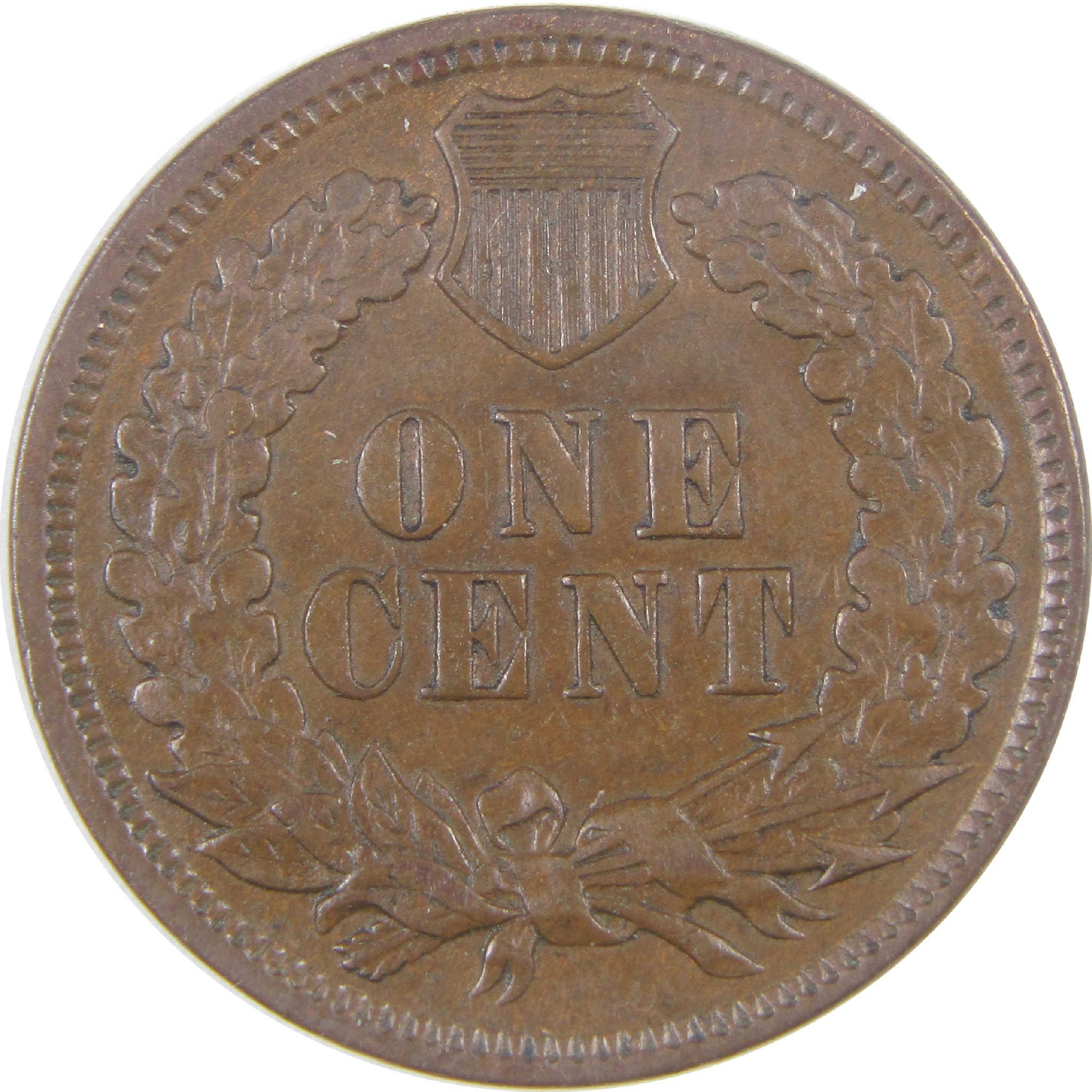 1872 Indian Head Cent XF EF Extremely Fine Penny 1c Coin SKU:I16987