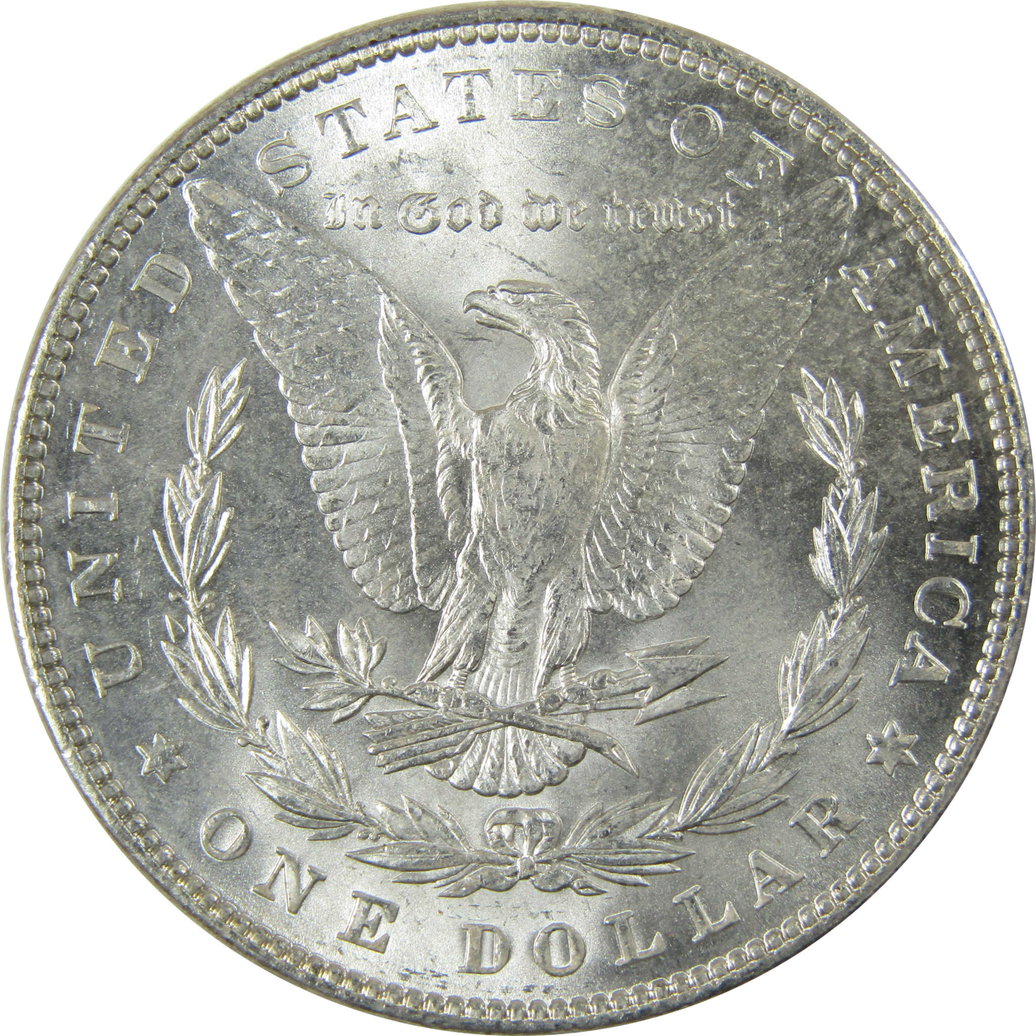 1887 Morgan Silver Dollar Uncirculated Mint State $1 Coin SKU:CP677