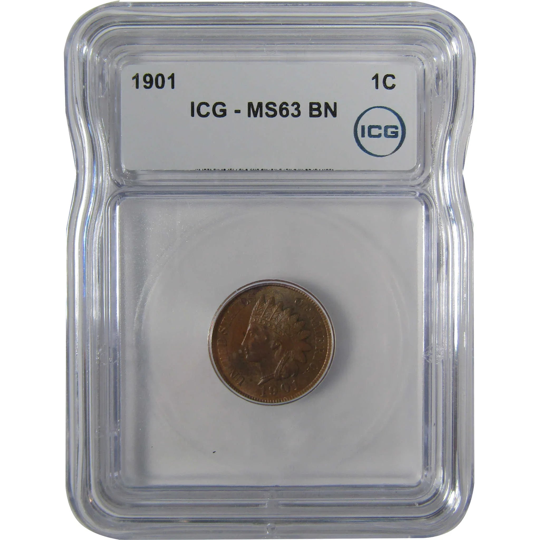 1901 Indian Head Cent MS 63 BN ICG Penny Uncirculated SKU:I22949