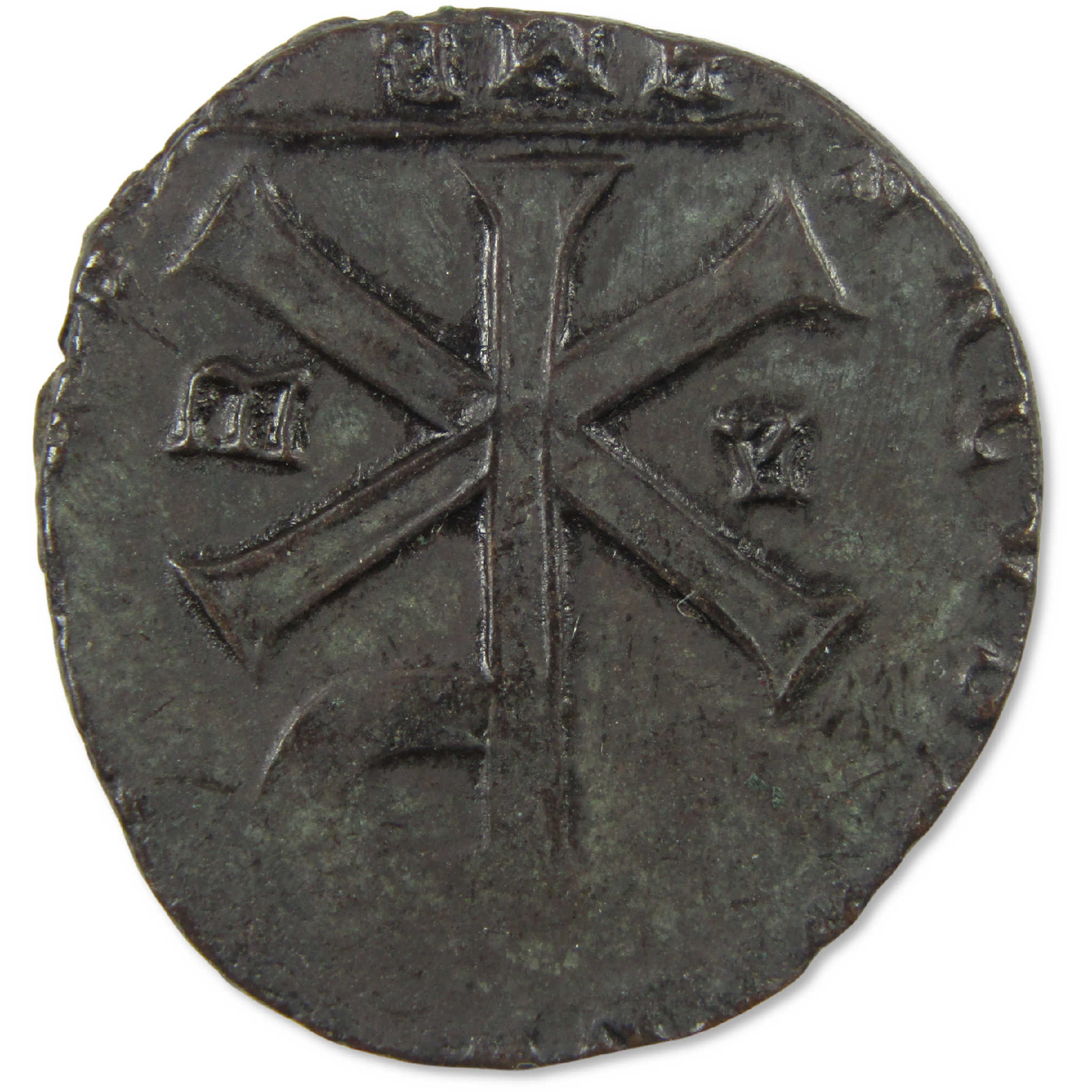 350-353 AD Magnentius Roman Empire Centenionalis Amiens Chi-Rho VF