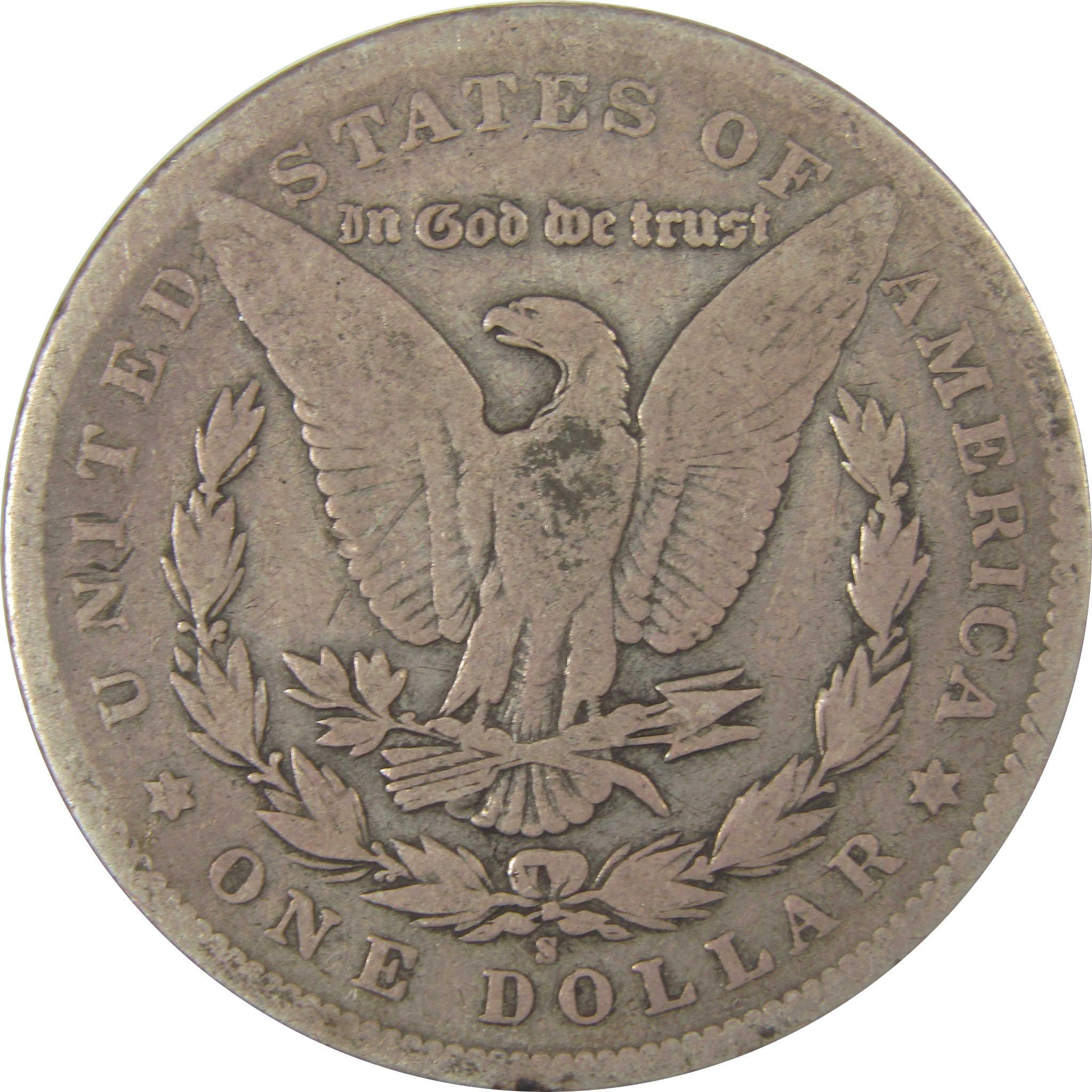 1892 S Morgan Dollar VG Very Good Silver $1 Coin SKU:CPC1041 - Morgan coin - Morgan silver dollar - Morgan silver dollar for sale - Profile Coins & Collectibles