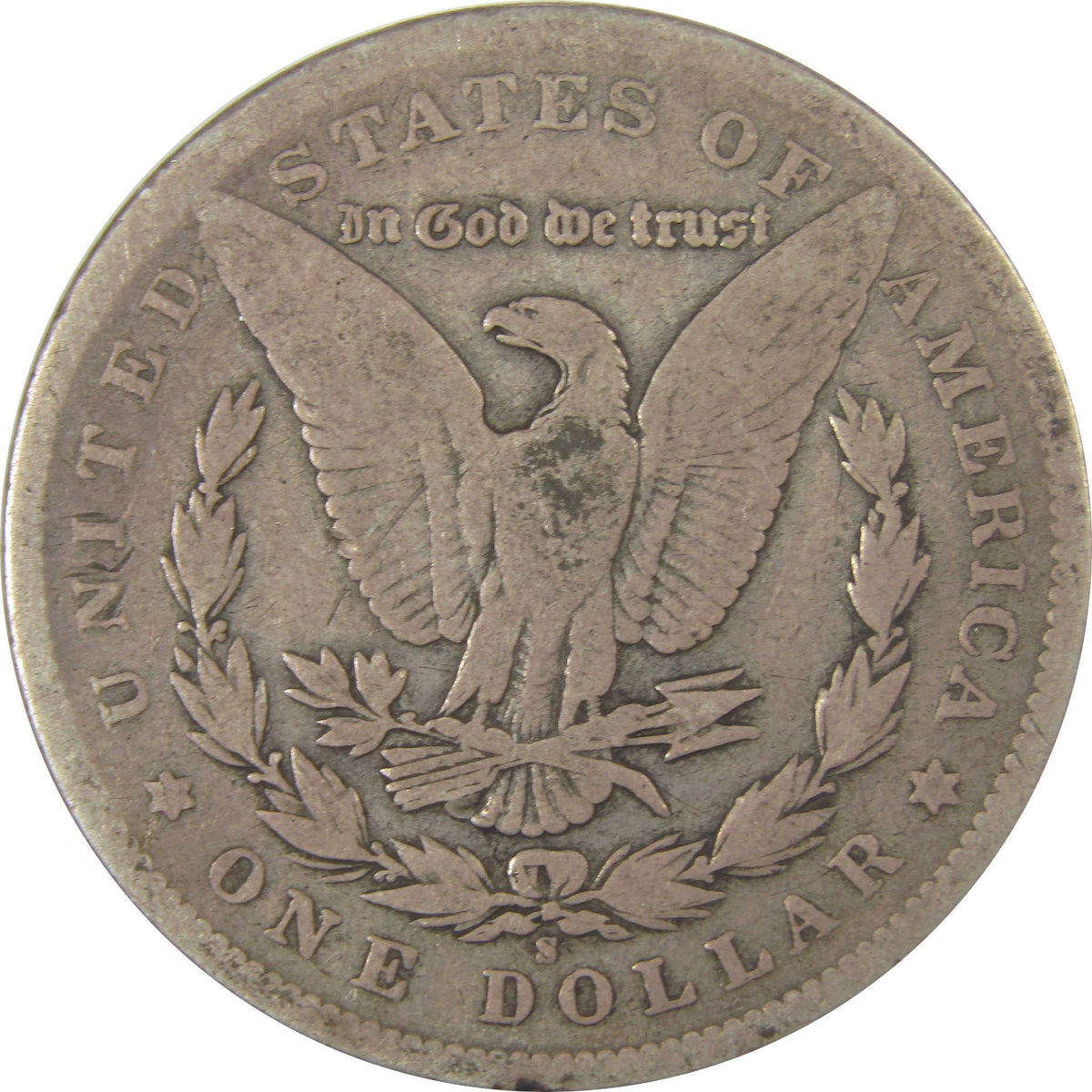 1892 S Morgan Dollar VG Very Good Silver $1 Coin SKU:CPC1041 - Morgan coin - Morgan silver dollar - Morgan silver dollar for sale - Profile Coins & Collectibles
