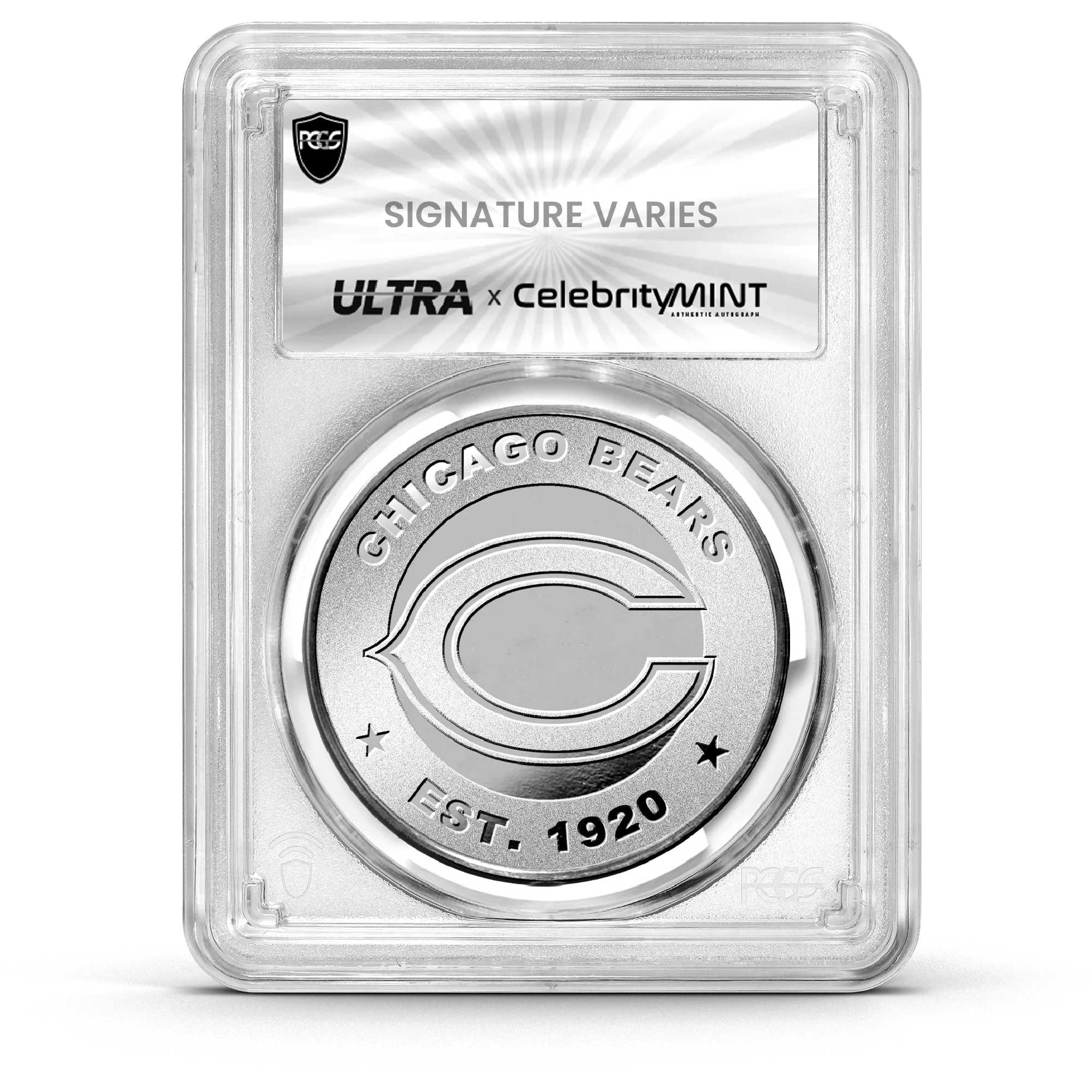 NFL Hall of Fame Silver Series Autographed Coin Mystery Box SKU:OPC252