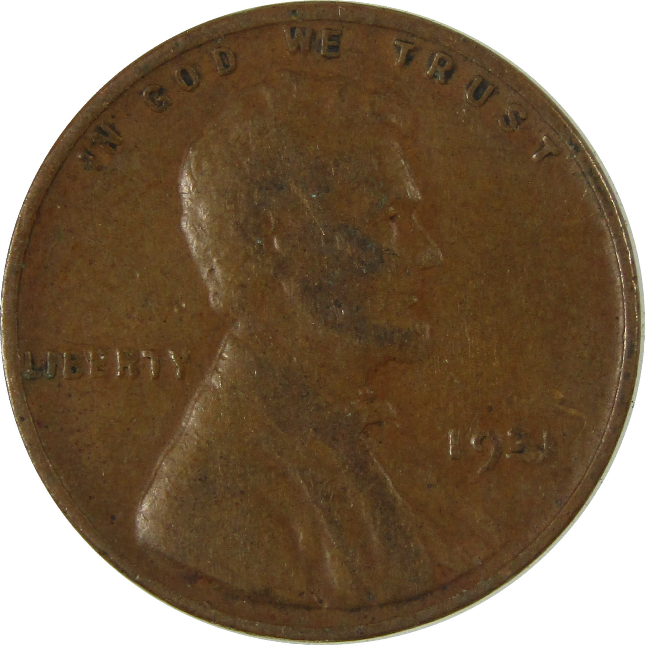 1931 Lincoln Wheat Cent F Fine Penny 1c Coin Collectible SKU:I26761