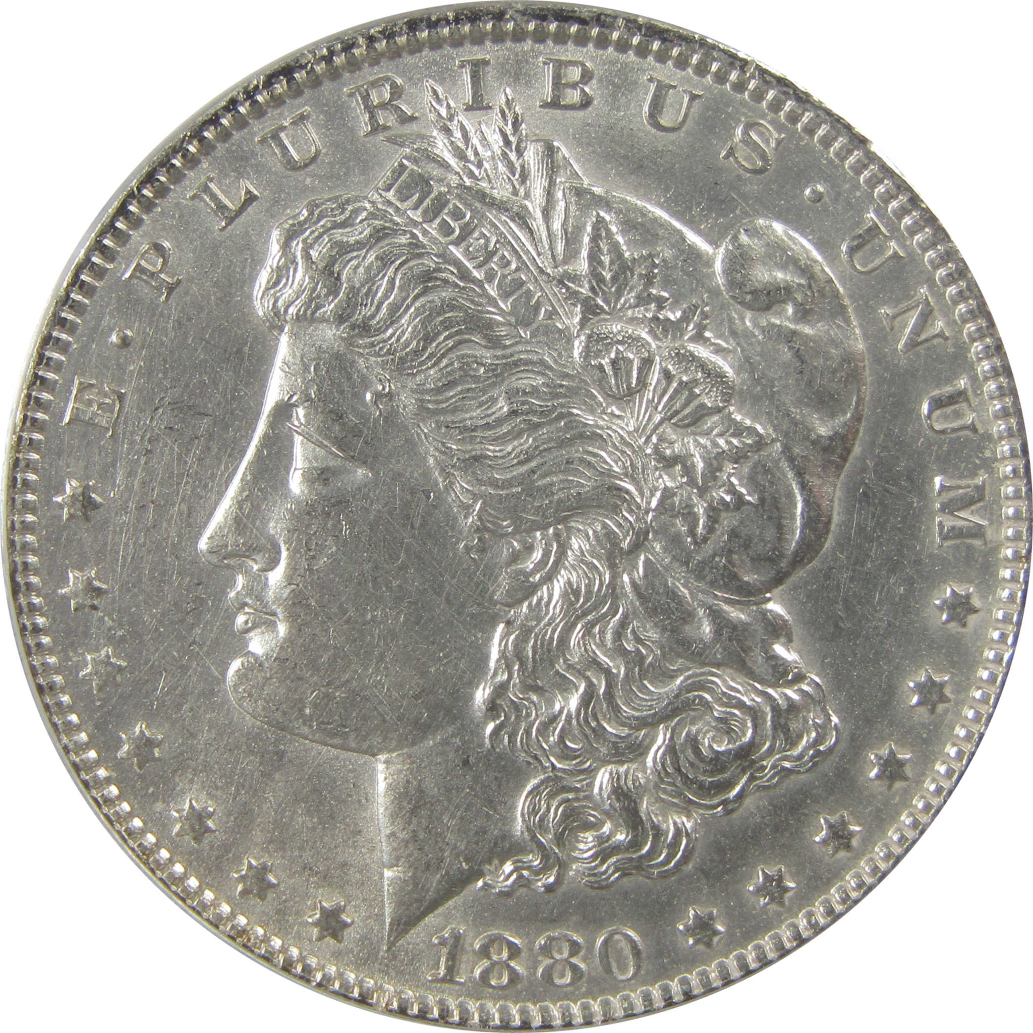 1880 O Morgan Dollar AU 58 Details ANACS Silver $1 Coin SKU:I22348 - Morgan coin - Morgan silver dollar - Morgan silver dollar for sale - Profile Coins & Collectibles
