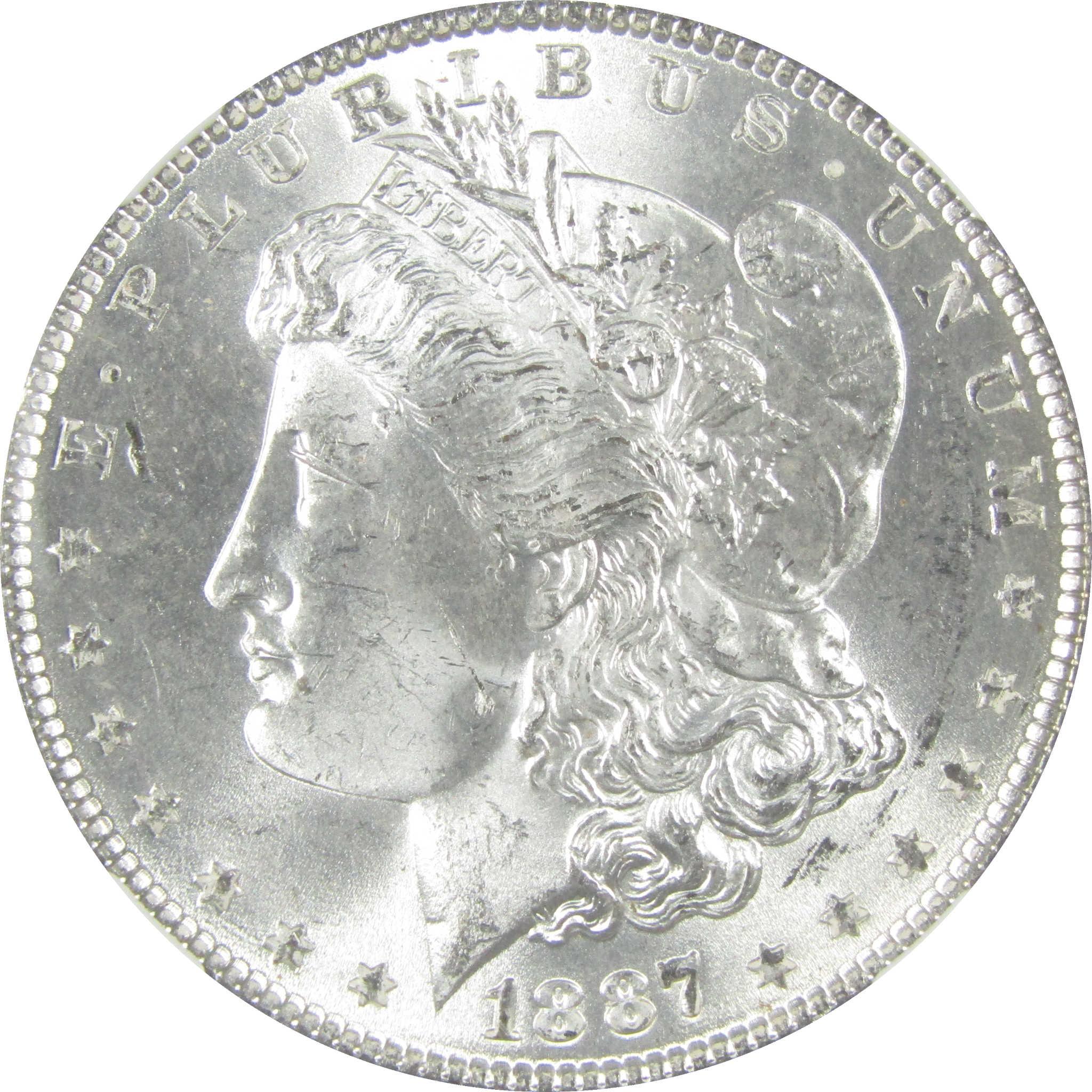 1887 Morgan Silver Dollar MS 64 NGC Uncirculated $1 Coin SKU:I27561 - Morgan coin - Morgan silver dollar - Morgan silver dollar for sale - Profile Coins & Collectibles