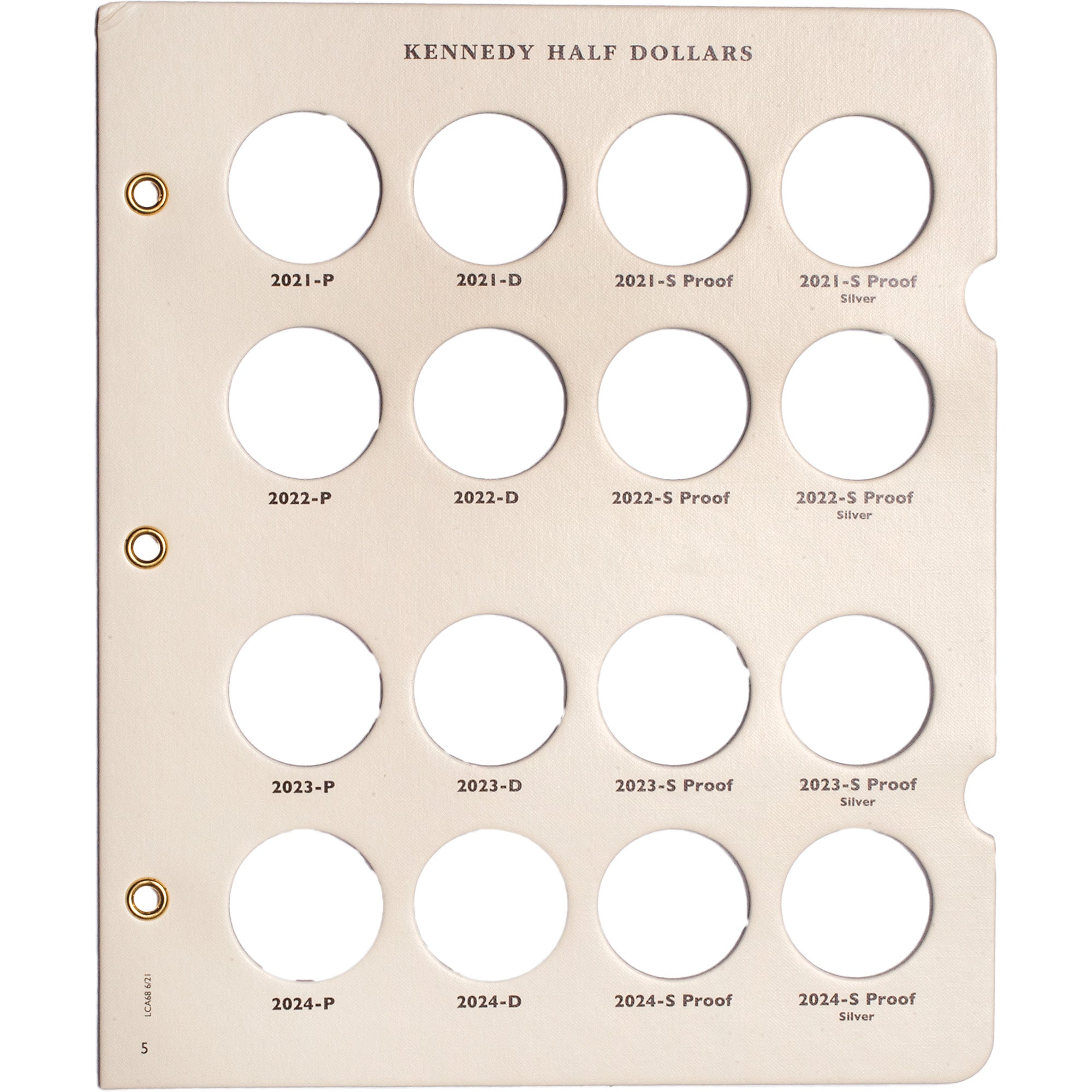 2005-Date Kennedy Half Dollar Coin Album Volume 3 Littleton Coin